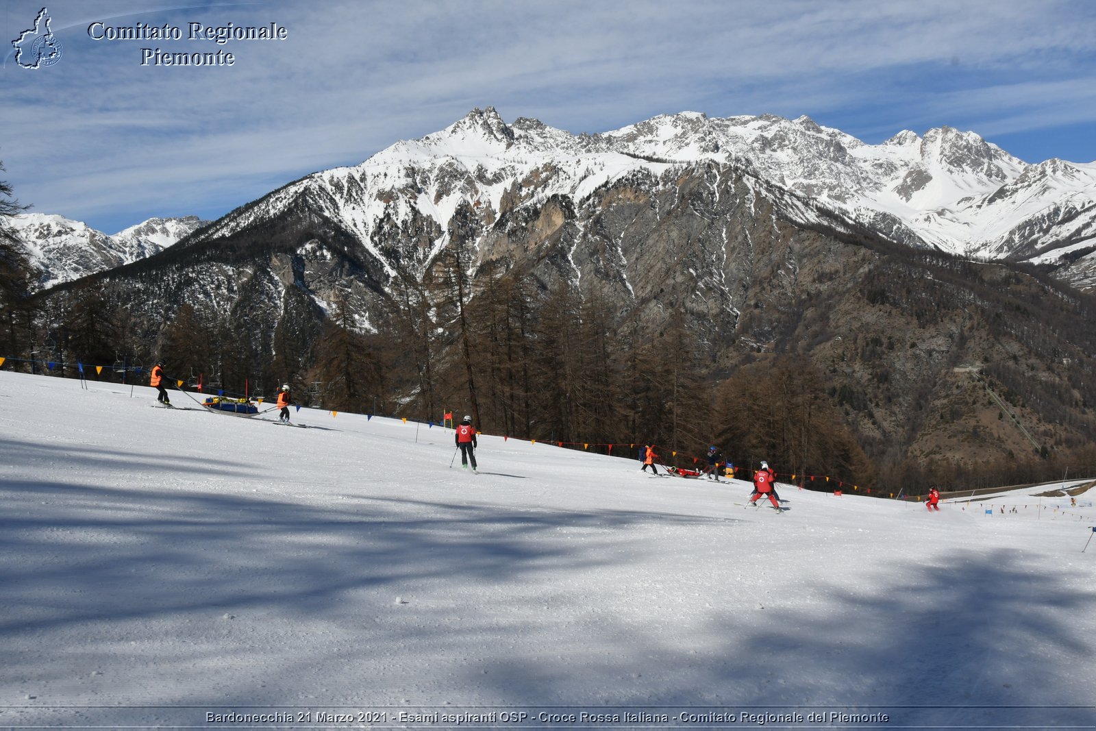 Bardonecchia 21 Marzo 2021 - Esami aspiranti OSP - Croce Rossa Italiana - Comitato Regionale del Piemonte