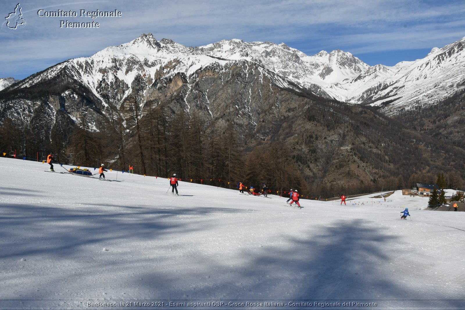 Bardonecchia 21 Marzo 2021 - Esami aspiranti OSP - Croce Rossa Italiana - Comitato Regionale del Piemonte