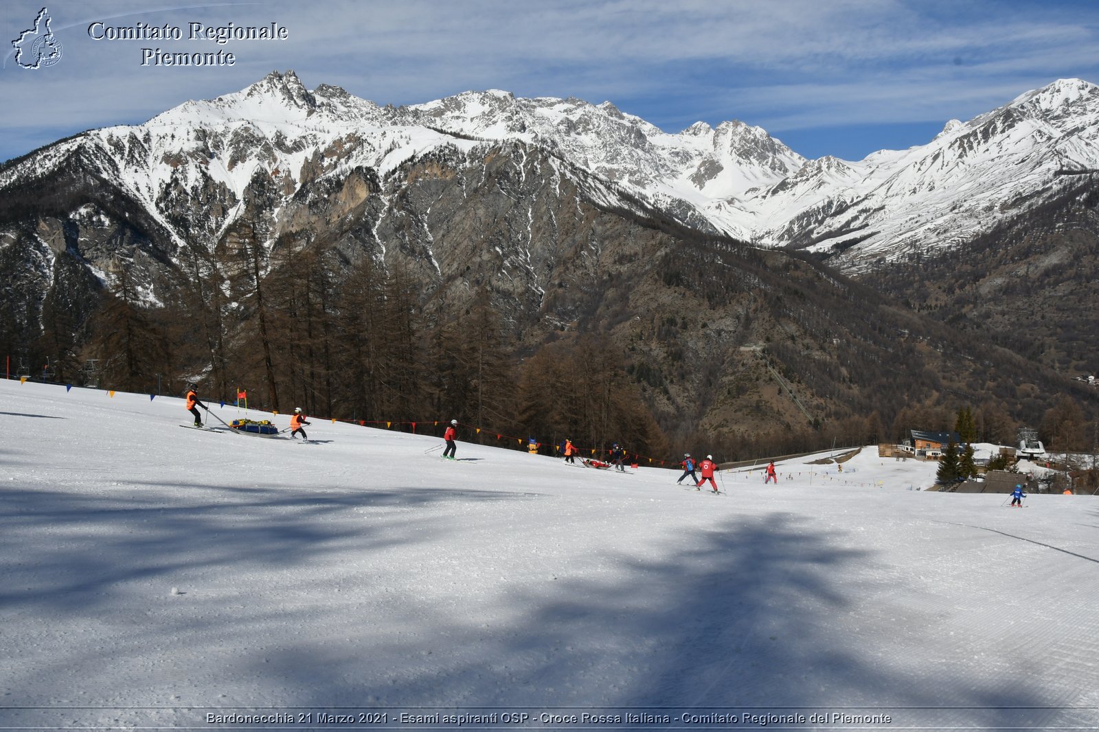 Bardonecchia 21 Marzo 2021 - Esami aspiranti OSP - Croce Rossa Italiana - Comitato Regionale del Piemonte