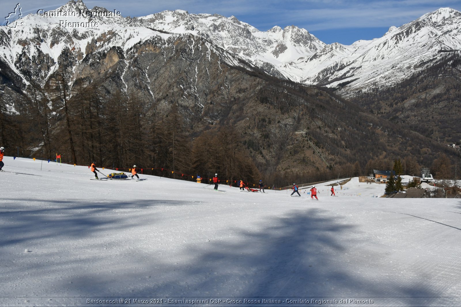 Bardonecchia 21 Marzo 2021 - Esami aspiranti OSP - Croce Rossa Italiana - Comitato Regionale del Piemonte