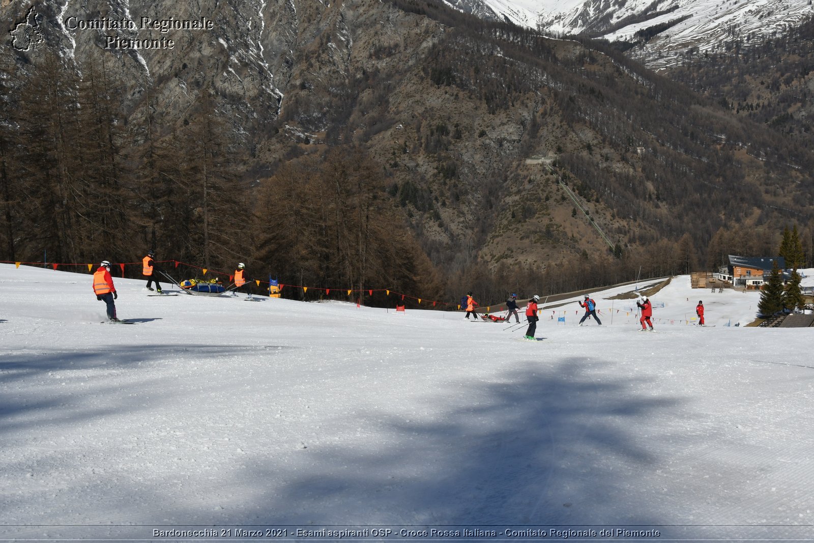 Bardonecchia 21 Marzo 2021 - Esami aspiranti OSP - Croce Rossa Italiana - Comitato Regionale del Piemonte