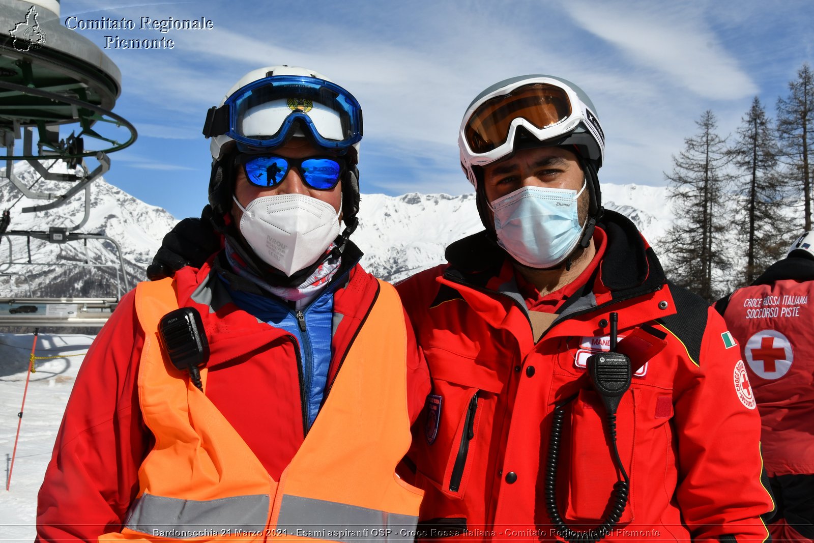 Bardonecchia 21 Marzo 2021 - Esami aspiranti OSP - Croce Rossa Italiana - Comitato Regionale del Piemonte