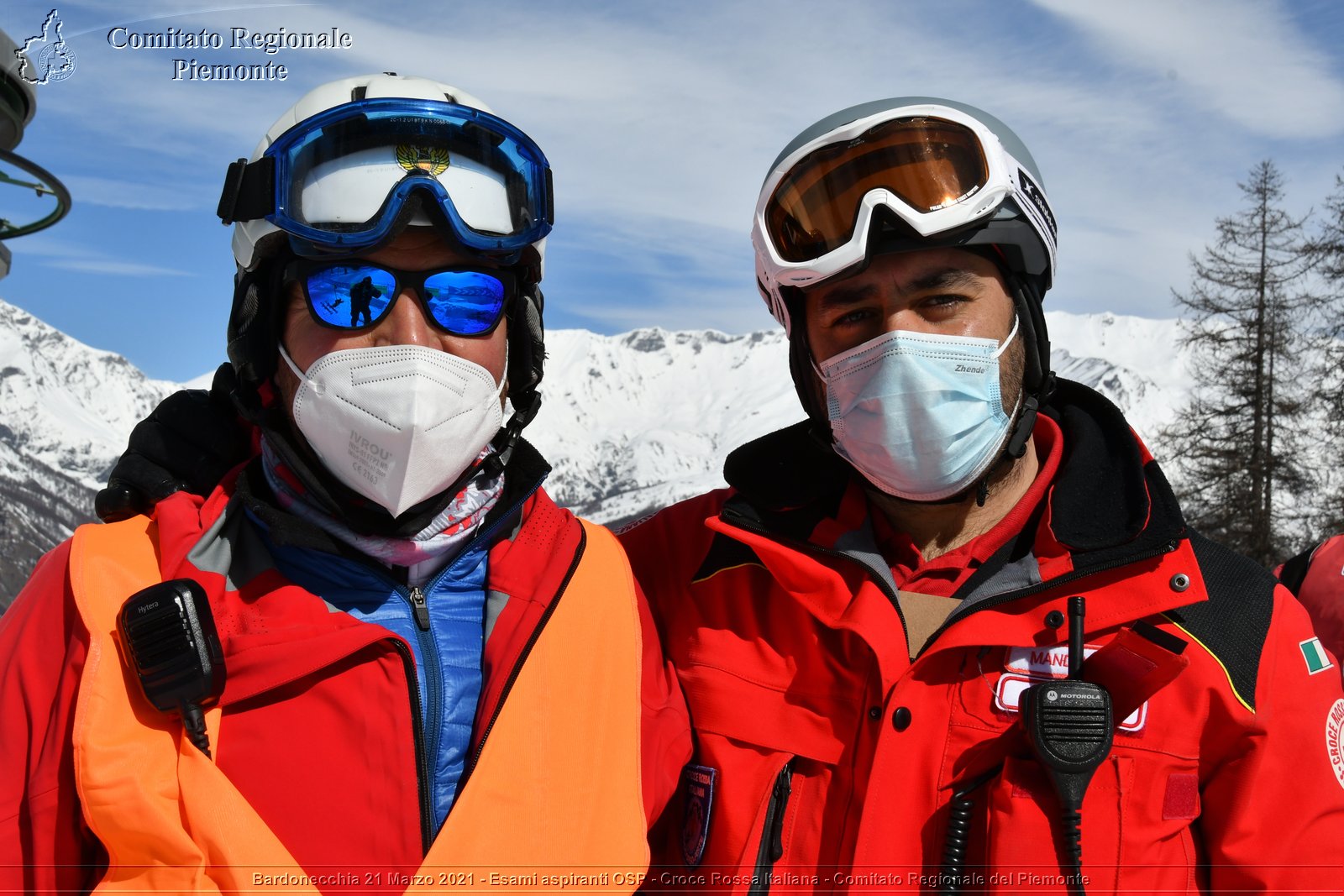 Bardonecchia 21 Marzo 2021 - Esami aspiranti OSP - Croce Rossa Italiana - Comitato Regionale del Piemonte