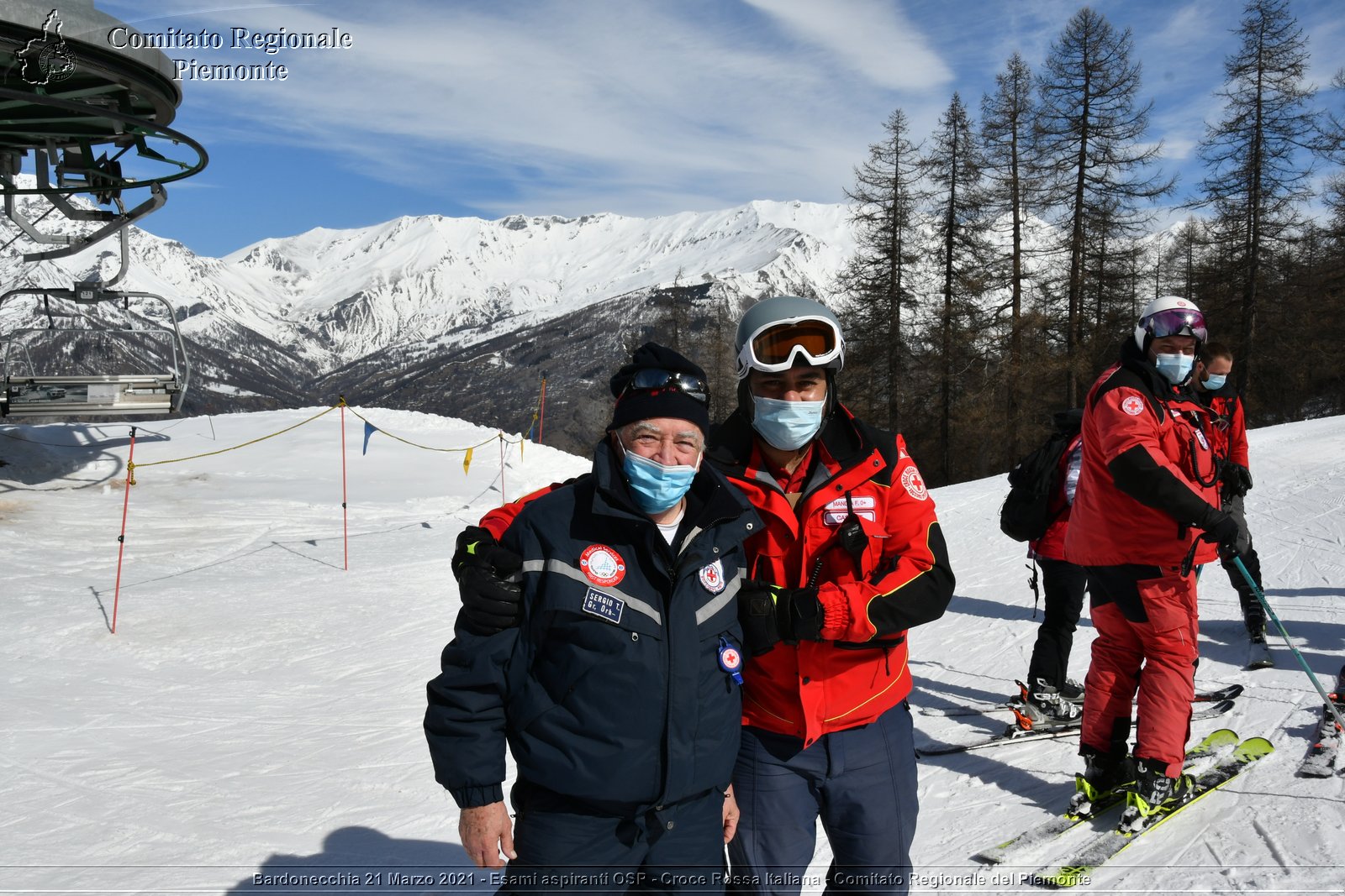 Bardonecchia 21 Marzo 2021 - Esami aspiranti OSP - Croce Rossa Italiana - Comitato Regionale del Piemonte