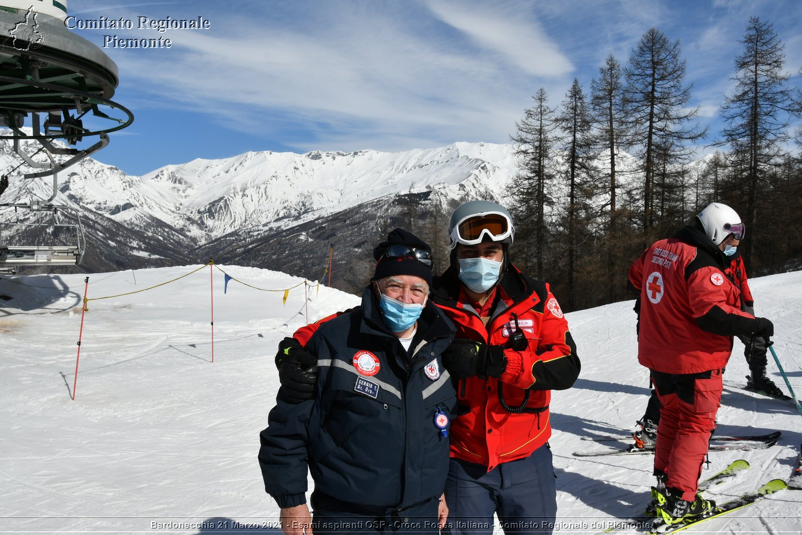 Bardonecchia 21 Marzo 2021 - Esami aspiranti OSP - Croce Rossa Italiana - Comitato Regionale del Piemonte