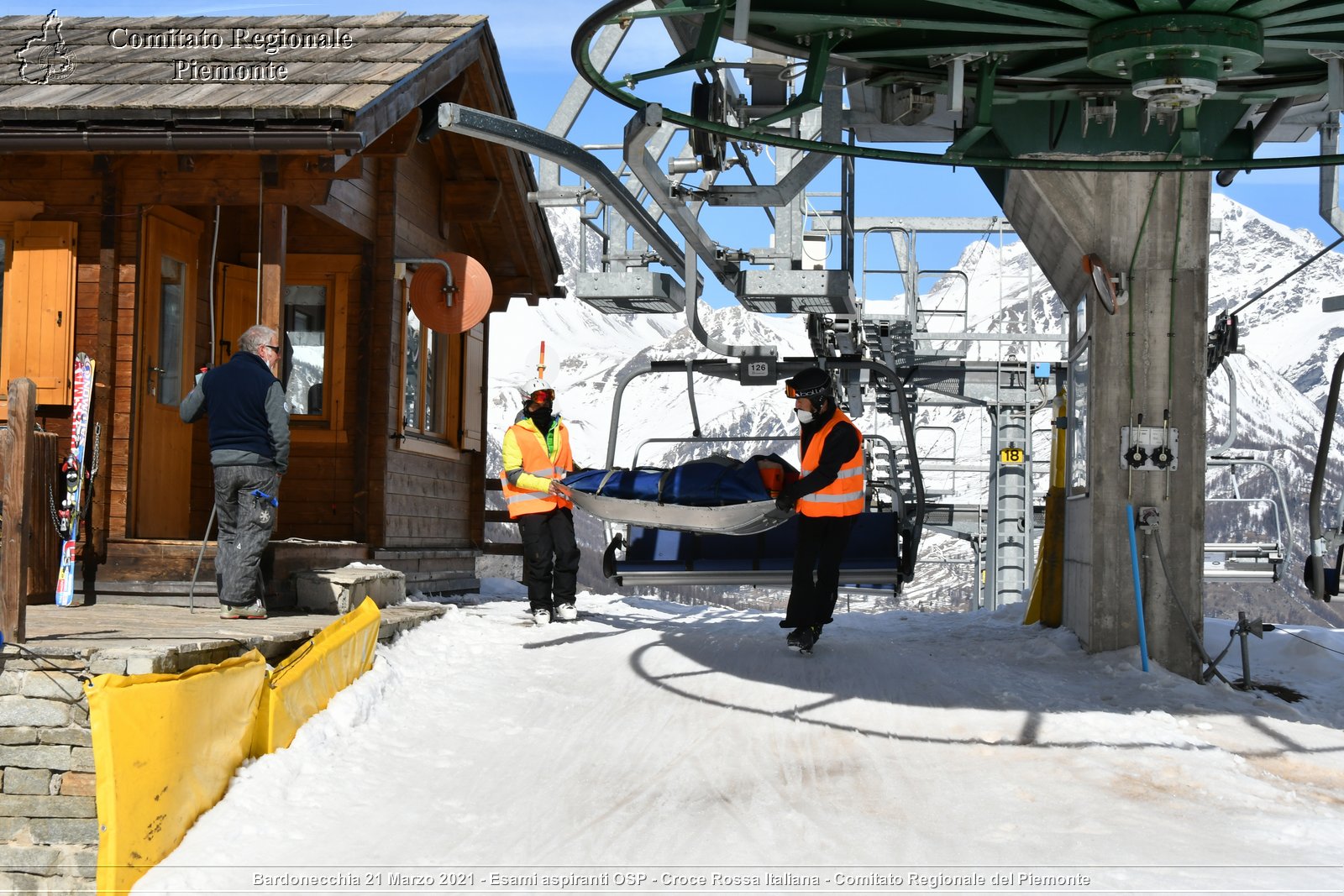 Bardonecchia 21 Marzo 2021 - Esami aspiranti OSP - Croce Rossa Italiana - Comitato Regionale del Piemonte