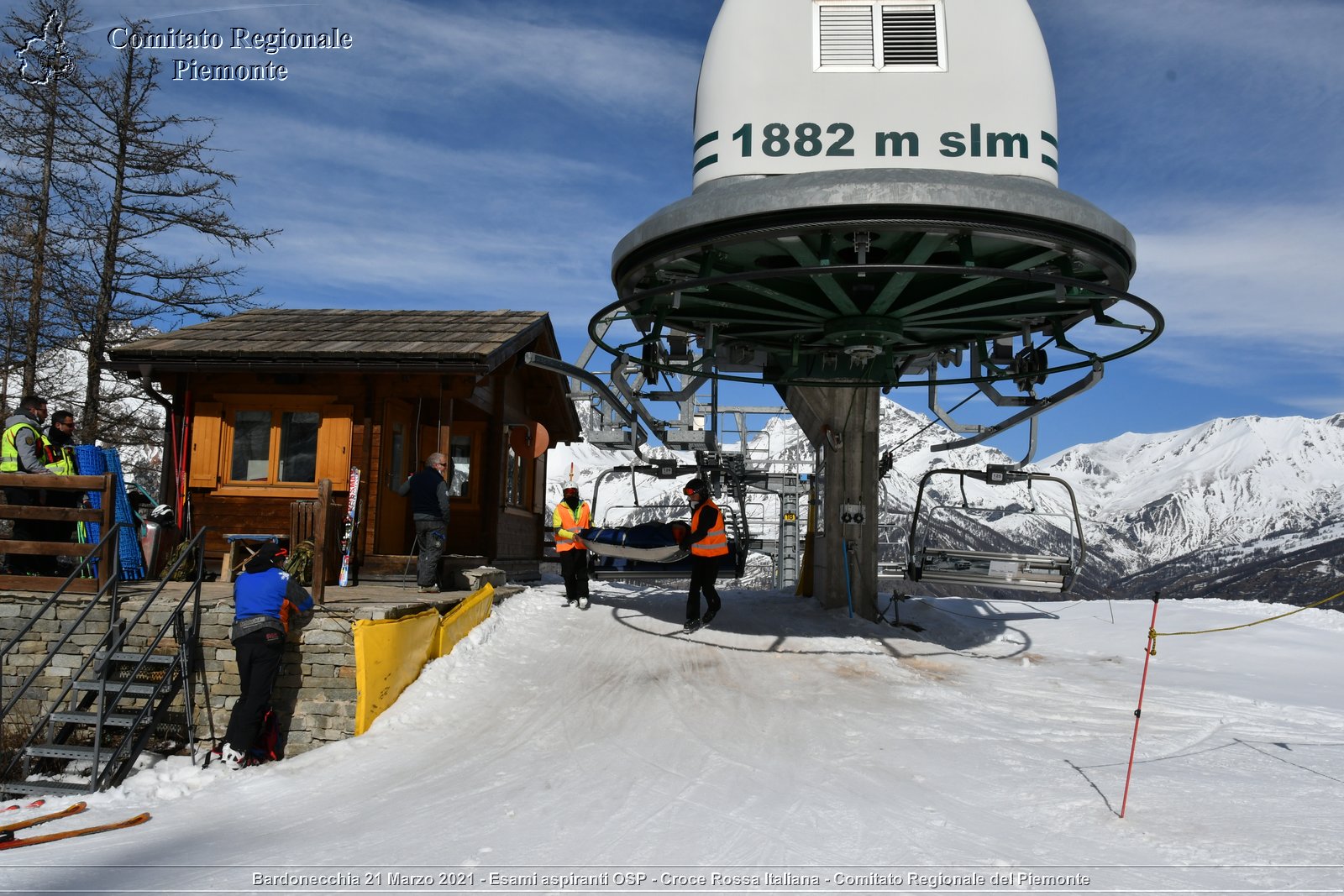 Bardonecchia 21 Marzo 2021 - Esami aspiranti OSP - Croce Rossa Italiana - Comitato Regionale del Piemonte