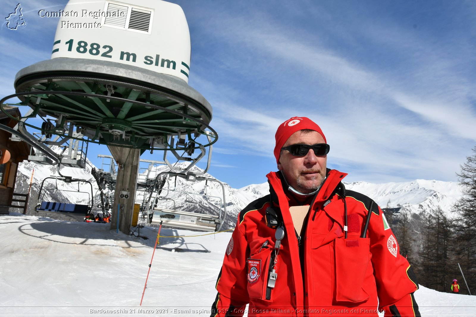 Bardonecchia 21 Marzo 2021 - Esami aspiranti OSP - Croce Rossa Italiana - Comitato Regionale del Piemonte