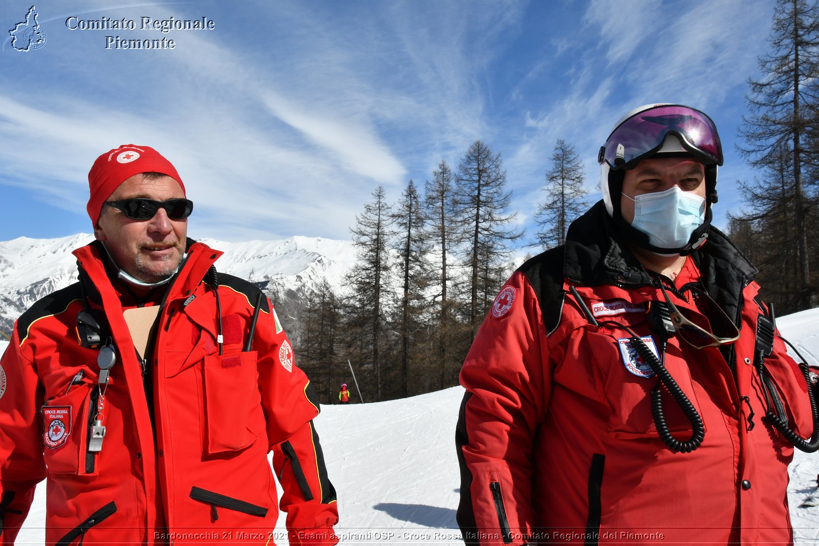 Bardonecchia 21 Marzo 2021 - Esami aspiranti OSP - Croce Rossa Italiana - Comitato Regionale del Piemonte