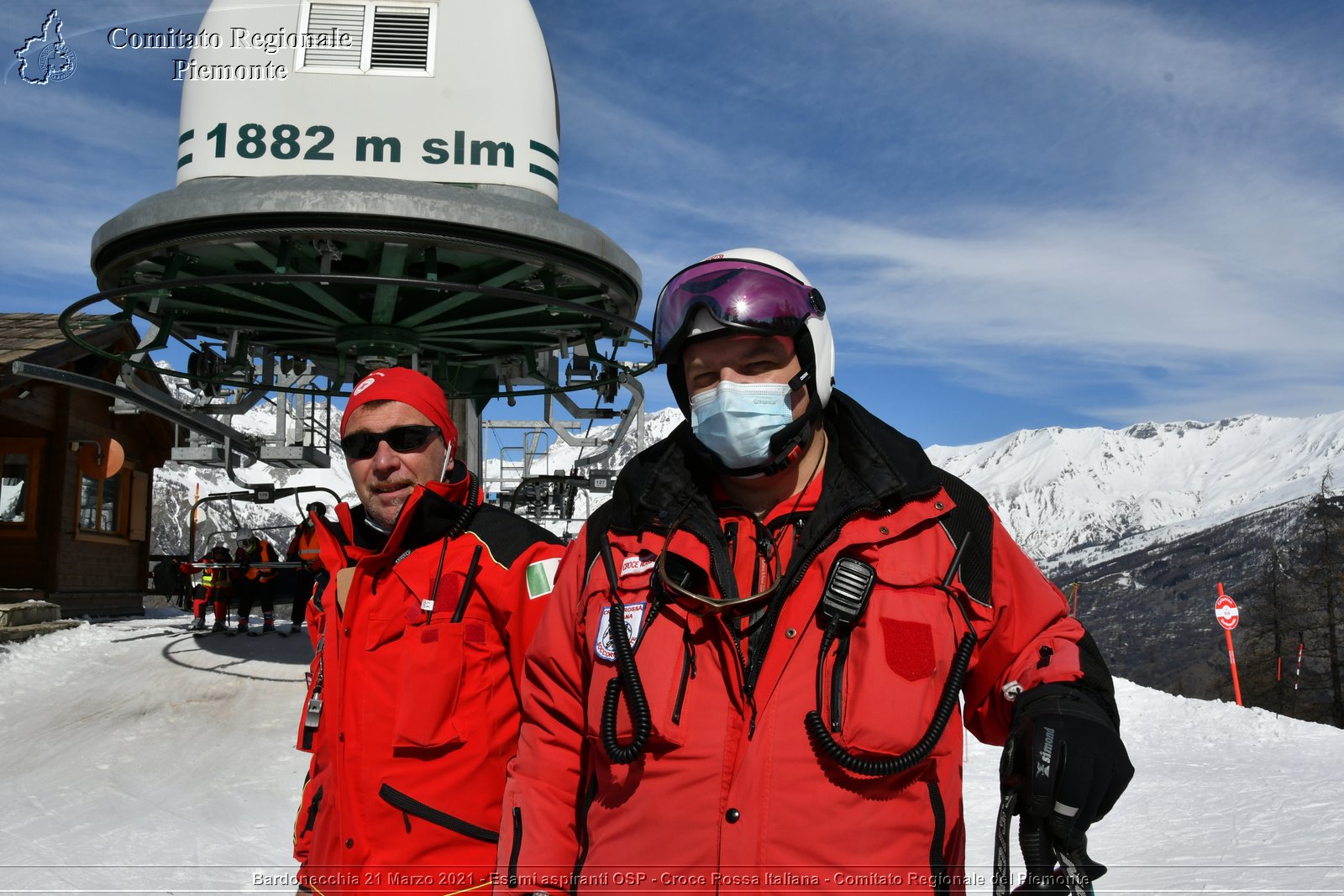 Bardonecchia 21 Marzo 2021 - Esami aspiranti OSP - Croce Rossa Italiana - Comitato Regionale del Piemonte