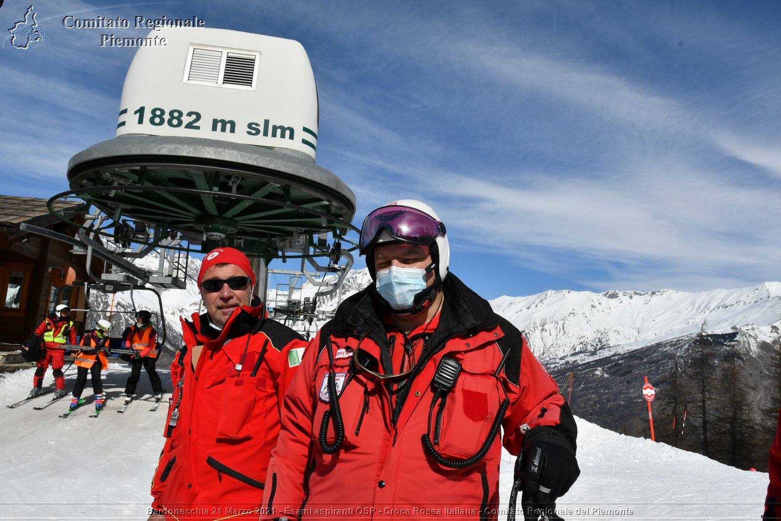 Bardonecchia 21 Marzo 2021 - Esami aspiranti OSP - Croce Rossa Italiana - Comitato Regionale del Piemonte