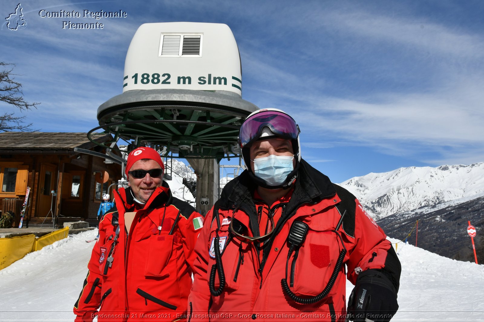 Bardonecchia 21 Marzo 2021 - Esami aspiranti OSP - Croce Rossa Italiana - Comitato Regionale del Piemonte