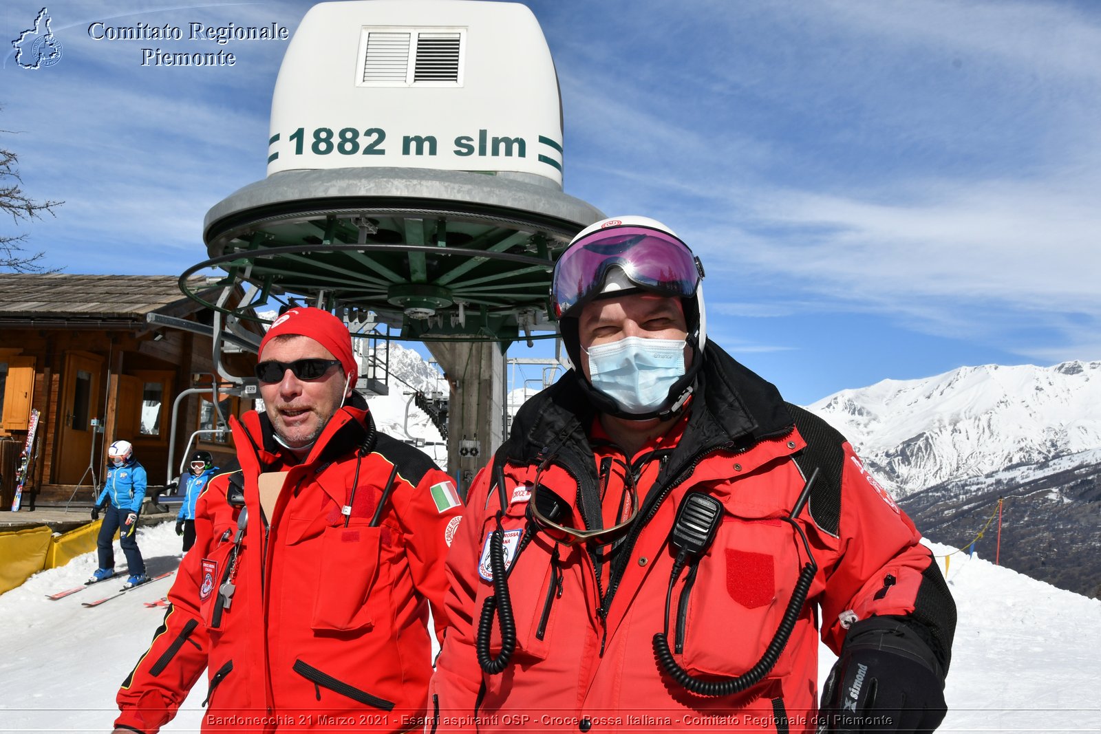 Bardonecchia 21 Marzo 2021 - Esami aspiranti OSP - Croce Rossa Italiana - Comitato Regionale del Piemonte