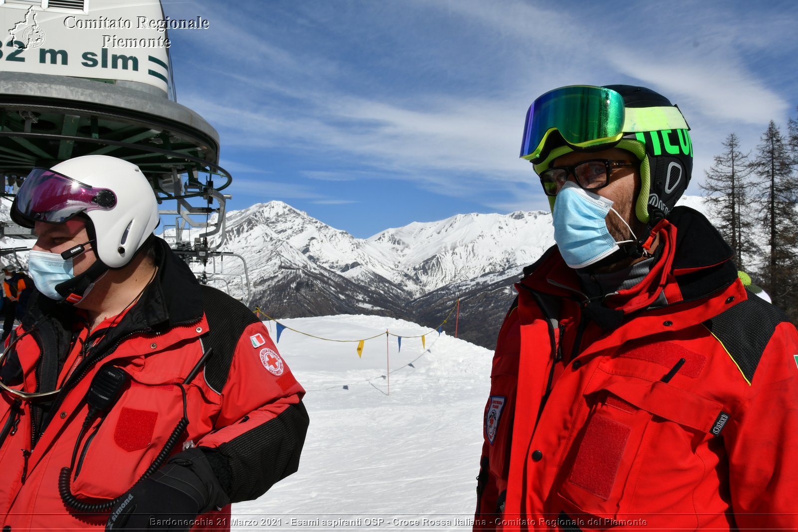 Bardonecchia 21 Marzo 2021 - Esami aspiranti OSP - Croce Rossa Italiana - Comitato Regionale del Piemonte