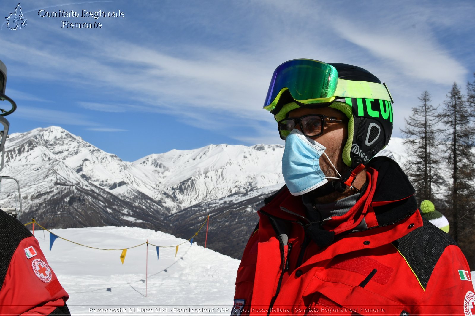 Bardonecchia 21 Marzo 2021 - Esami aspiranti OSP - Croce Rossa Italiana - Comitato Regionale del Piemonte