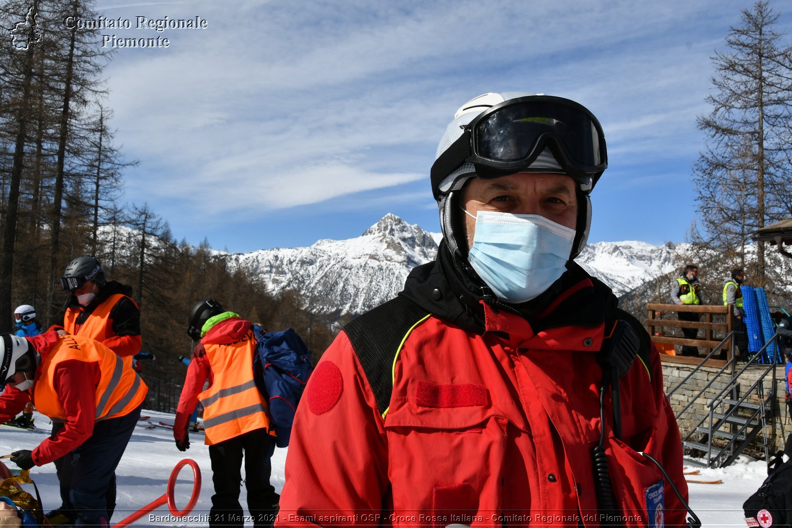 Bardonecchia 21 Marzo 2021 - Esami aspiranti OSP - Croce Rossa Italiana - Comitato Regionale del Piemonte