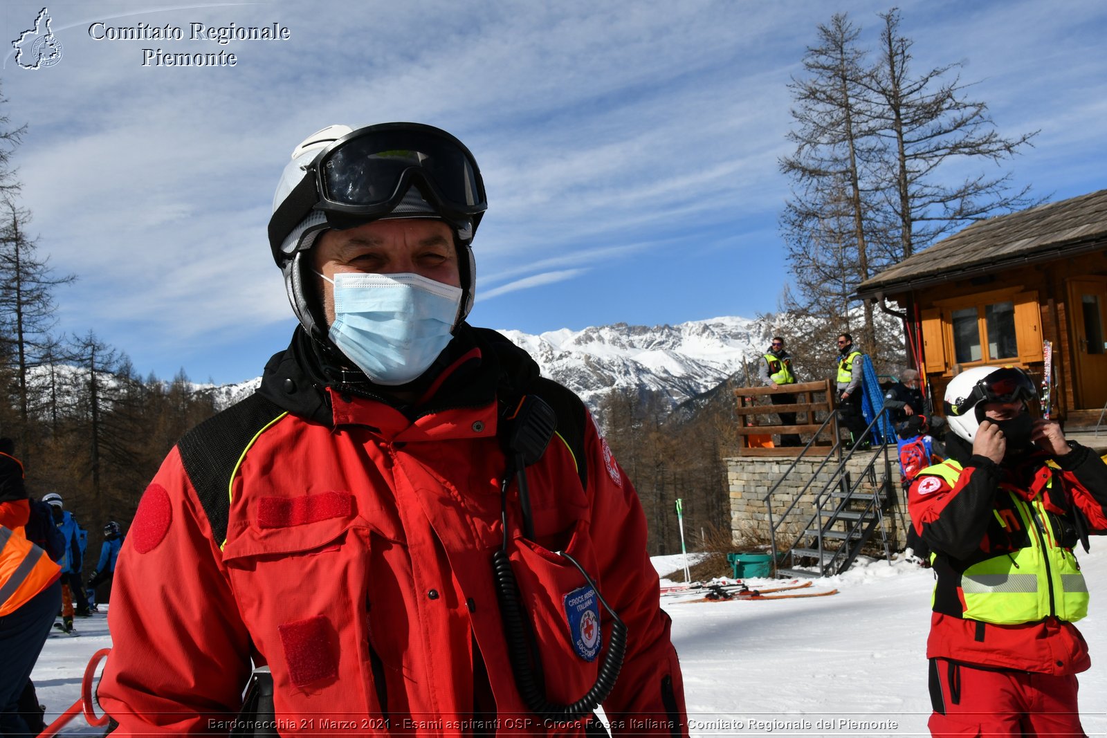 Bardonecchia 21 Marzo 2021 - Esami aspiranti OSP - Croce Rossa Italiana - Comitato Regionale del Piemonte