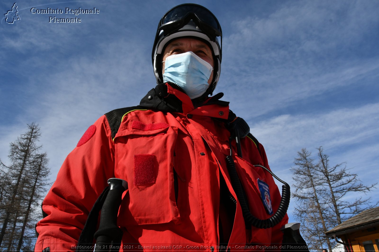 Bardonecchia 21 Marzo 2021 - Esami aspiranti OSP - Croce Rossa Italiana - Comitato Regionale del Piemonte