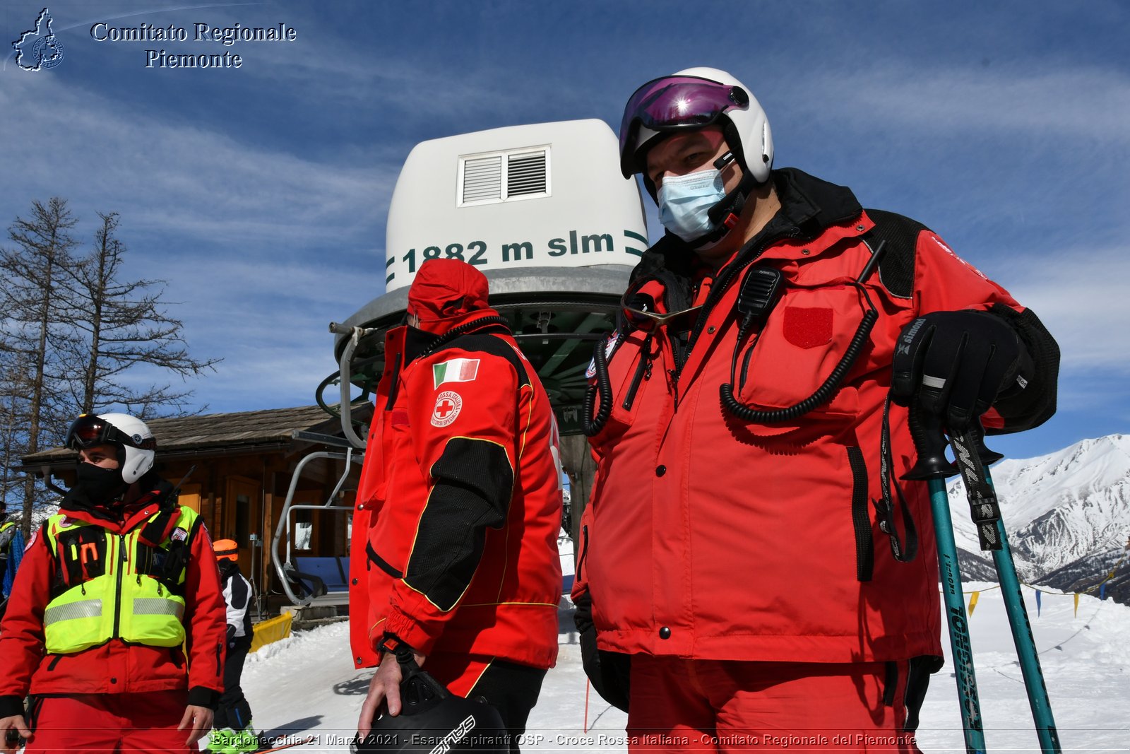 Bardonecchia 21 Marzo 2021 - Esami aspiranti OSP - Croce Rossa Italiana - Comitato Regionale del Piemonte