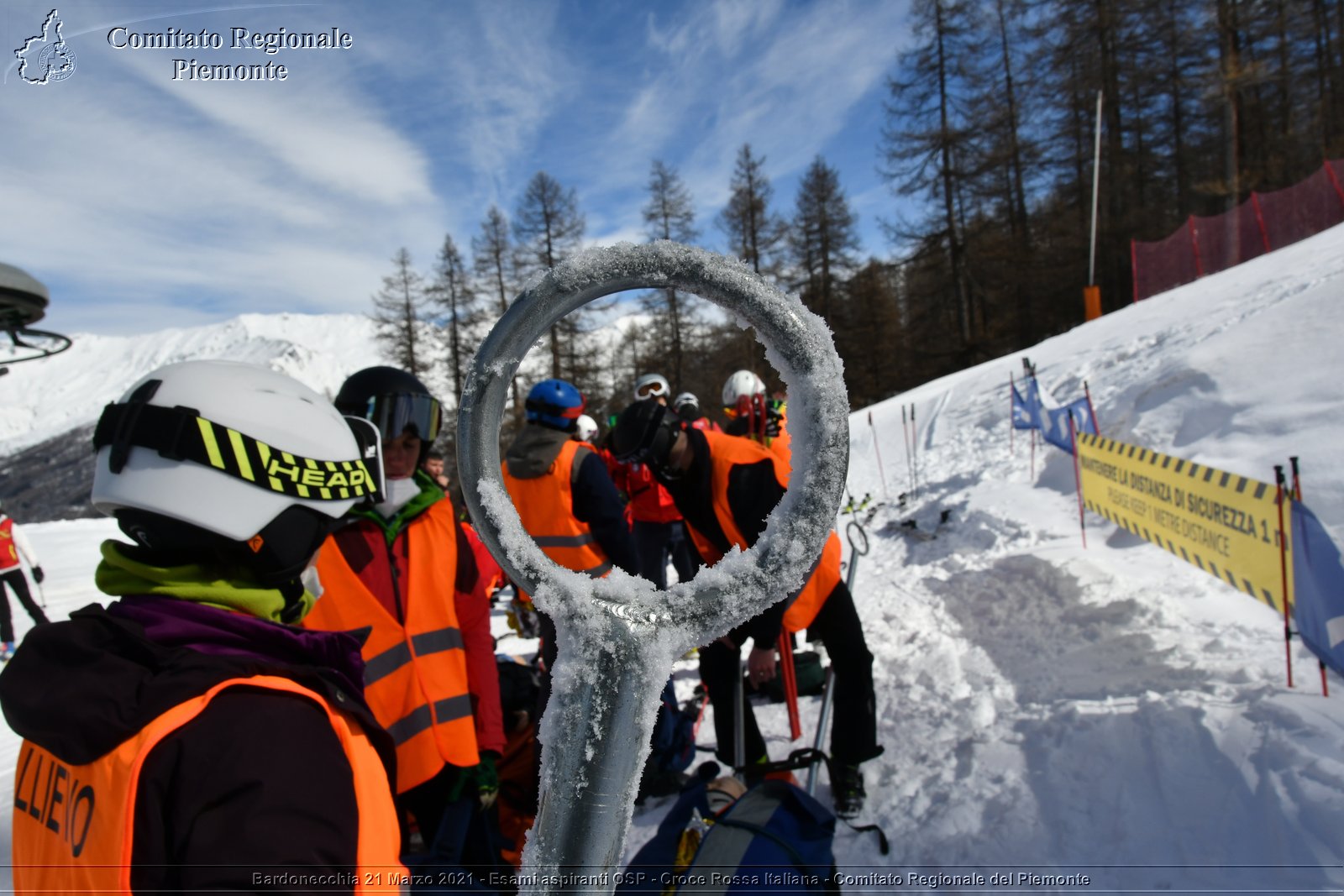 Bardonecchia 21 Marzo 2021 - Esami aspiranti OSP - Croce Rossa Italiana - Comitato Regionale del Piemonte