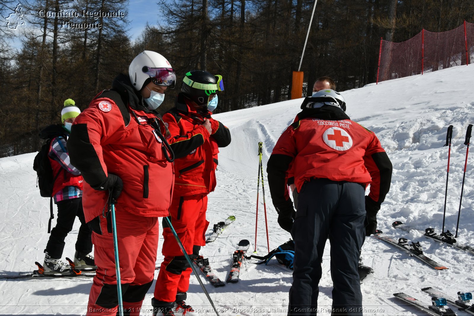 Bardonecchia 21 Marzo 2021 - Esami aspiranti OSP - Croce Rossa Italiana - Comitato Regionale del Piemonte