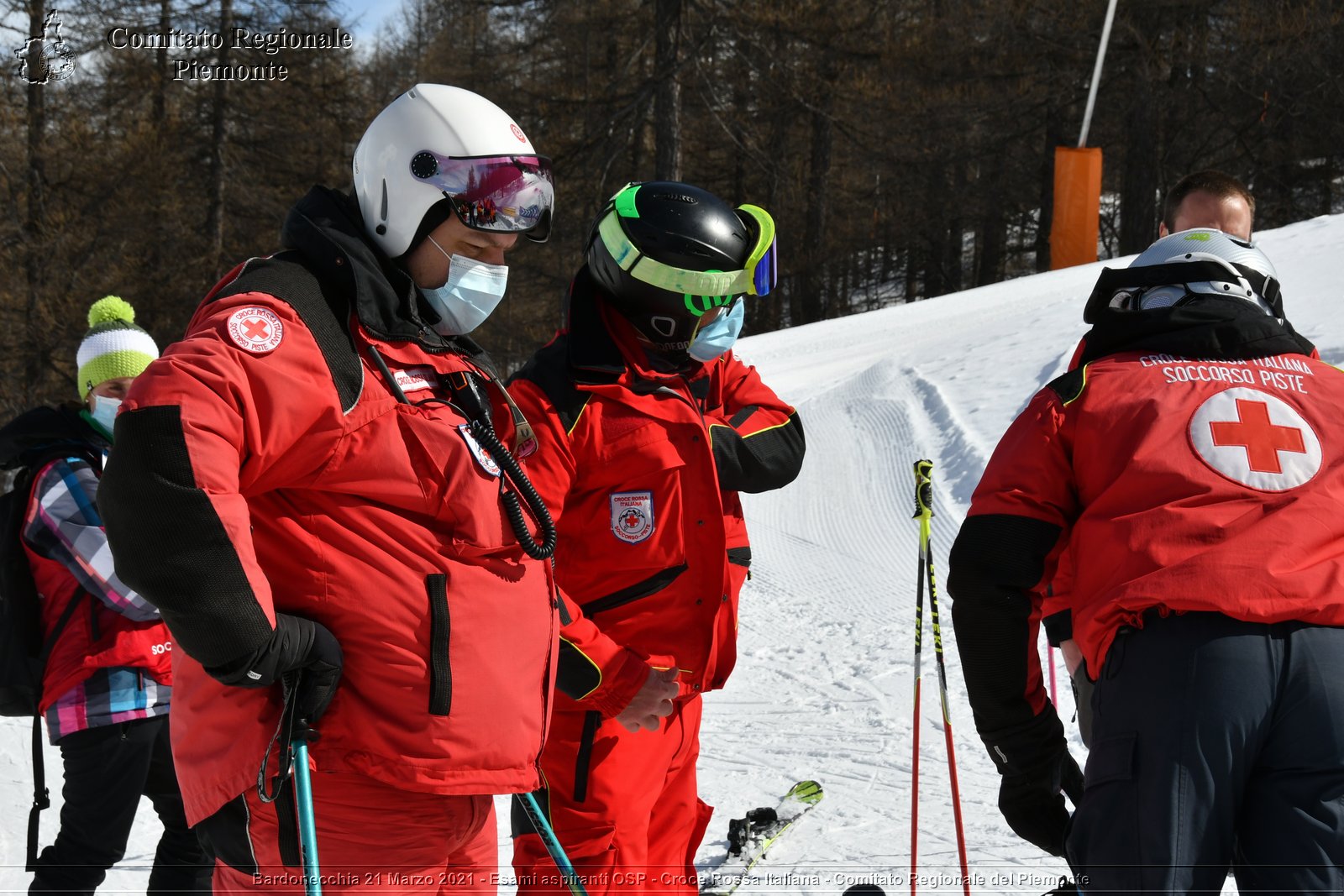 Bardonecchia 21 Marzo 2021 - Esami aspiranti OSP - Croce Rossa Italiana - Comitato Regionale del Piemonte