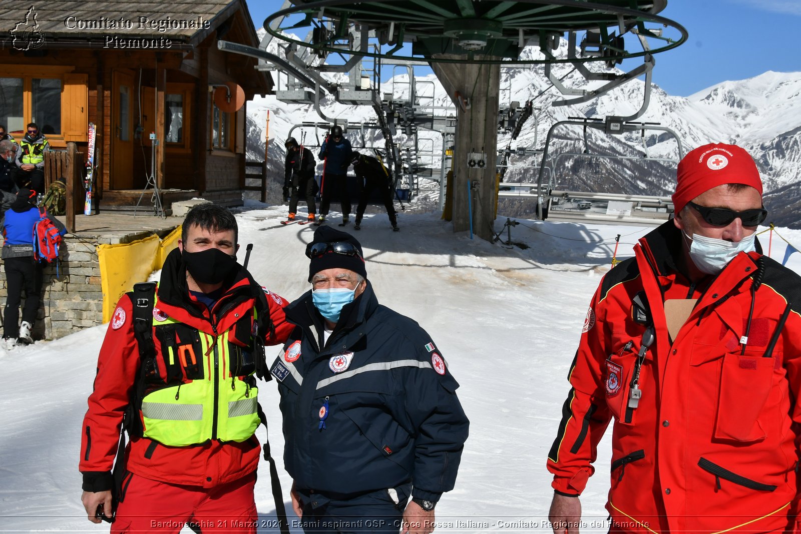 Bardonecchia 21 Marzo 2021 - Esami aspiranti OSP - Croce Rossa Italiana - Comitato Regionale del Piemonte