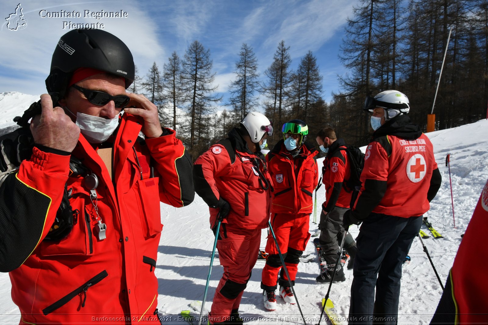 Bardonecchia 21 Marzo 2021 - Esami aspiranti OSP - Croce Rossa Italiana - Comitato Regionale del Piemonte