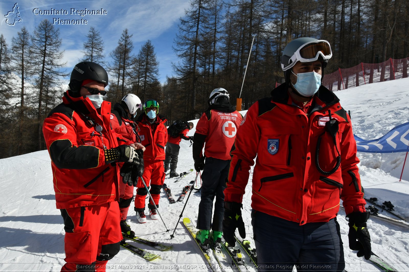 Bardonecchia 21 Marzo 2021 - Esami aspiranti OSP - Croce Rossa Italiana - Comitato Regionale del Piemonte