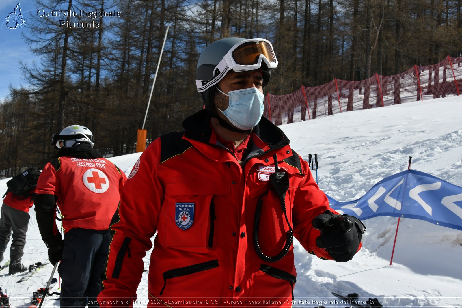 Bardonecchia 21 Marzo 2021 - Esami aspiranti OSP - Croce Rossa Italiana - Comitato Regionale del Piemonte