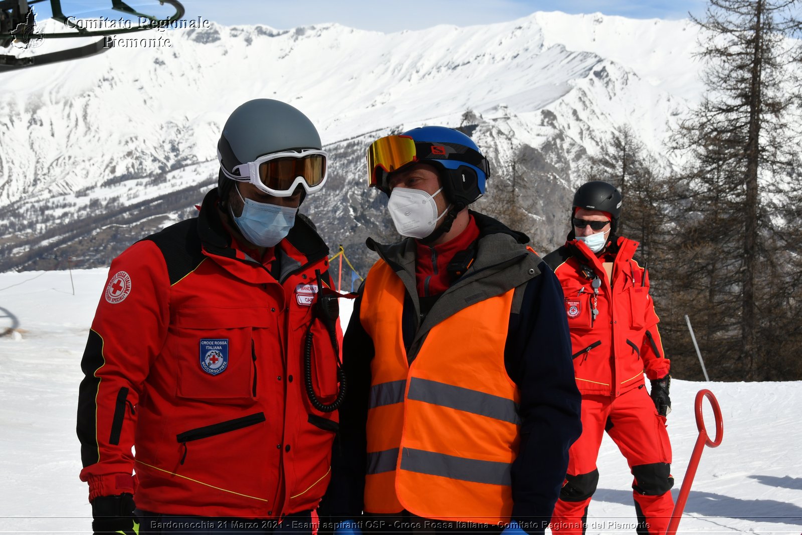 Bardonecchia 21 Marzo 2021 - Esami aspiranti OSP - Croce Rossa Italiana - Comitato Regionale del Piemonte