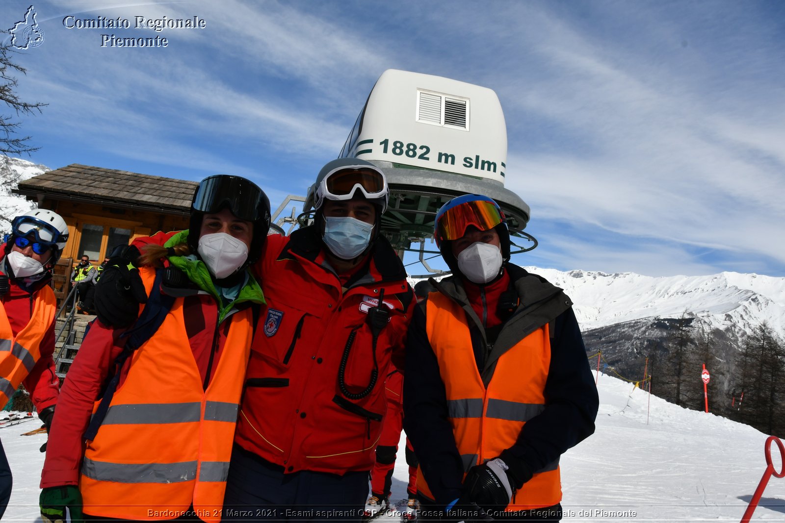 Bardonecchia 21 Marzo 2021 - Esami aspiranti OSP - Croce Rossa Italiana - Comitato Regionale del Piemonte