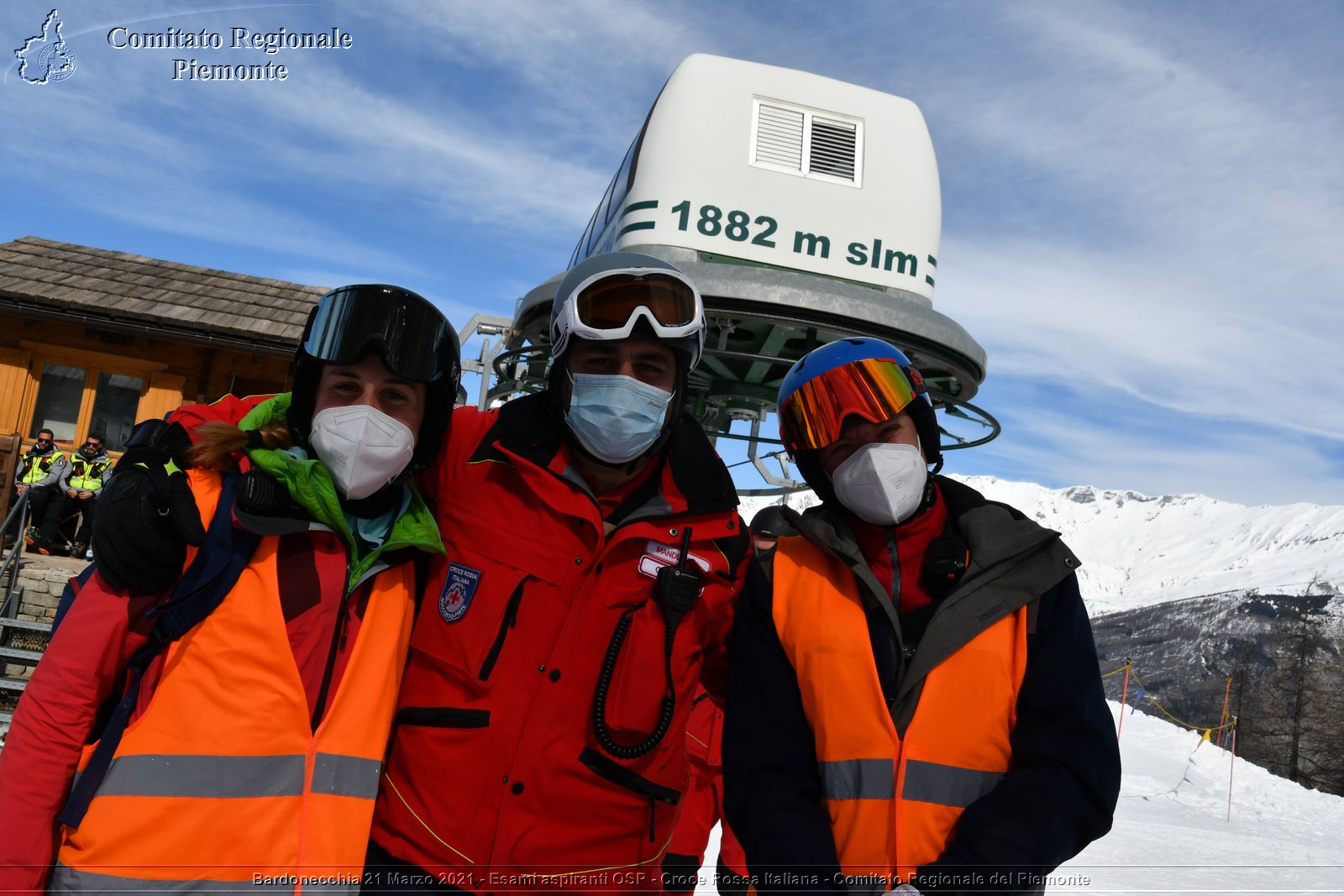 Bardonecchia 21 Marzo 2021 - Esami aspiranti OSP - Croce Rossa Italiana - Comitato Regionale del Piemonte