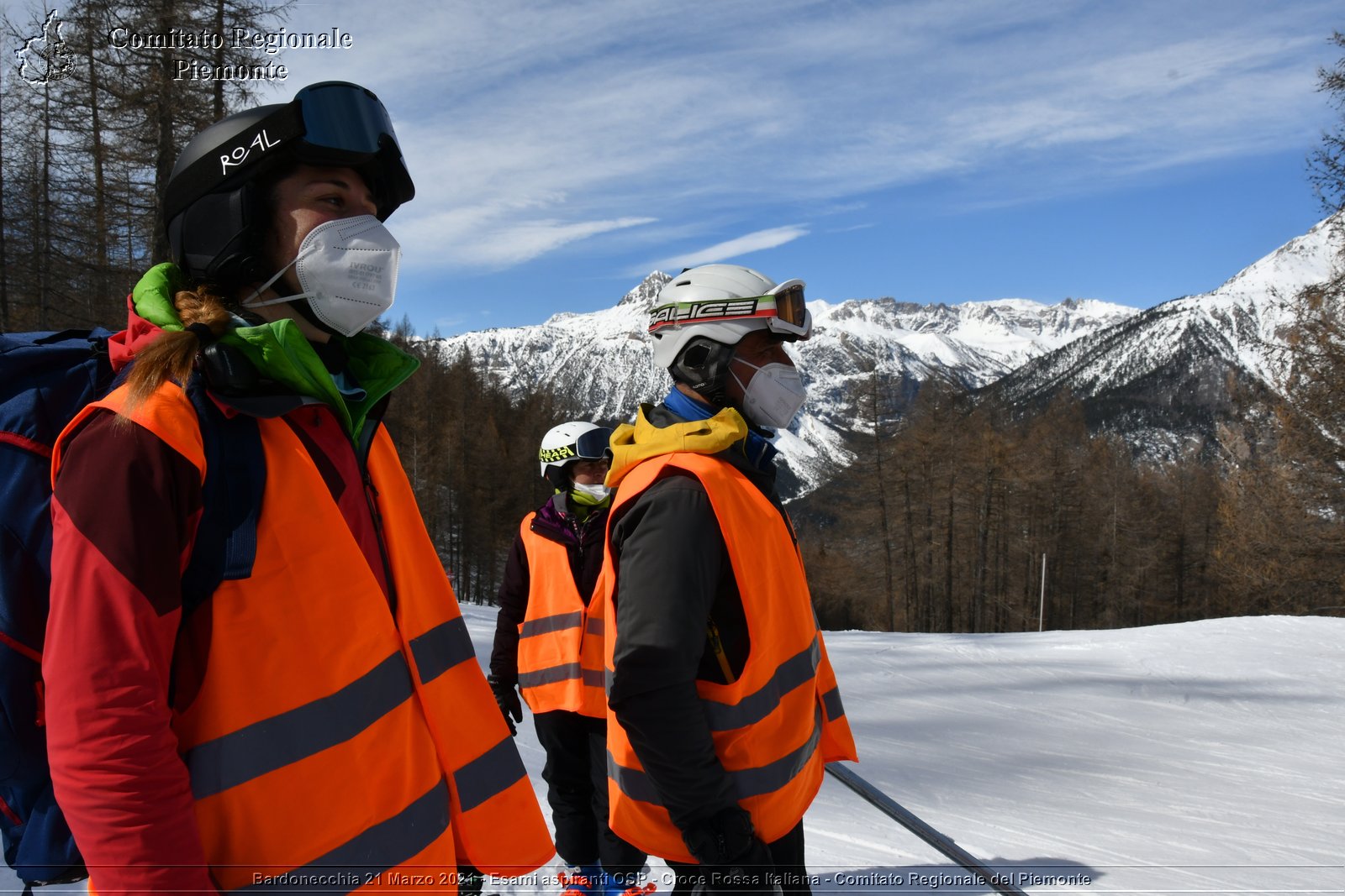 Bardonecchia 21 Marzo 2021 - Esami aspiranti OSP - Croce Rossa Italiana - Comitato Regionale del Piemonte