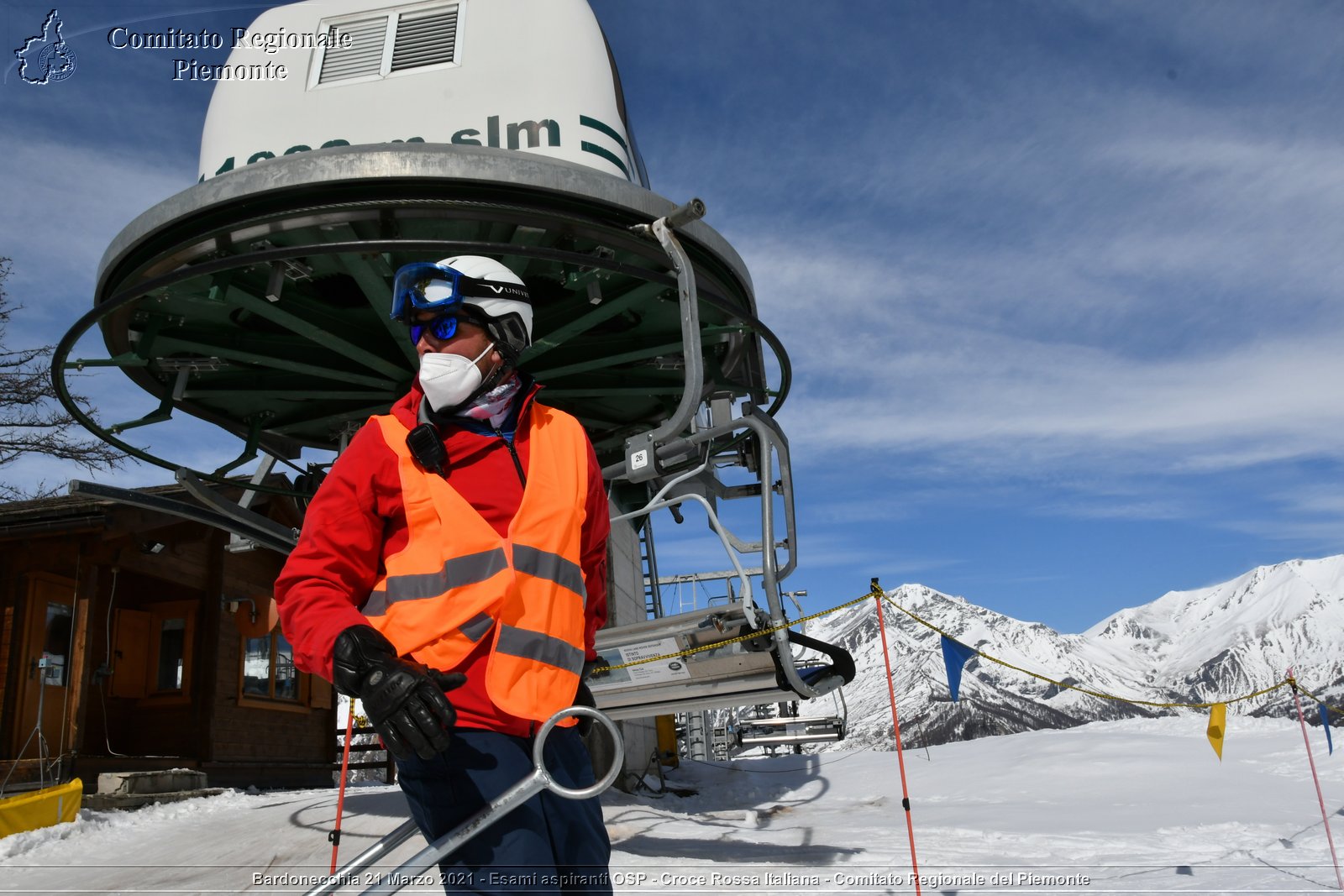 Bardonecchia 21 Marzo 2021 - Esami aspiranti OSP - Croce Rossa Italiana - Comitato Regionale del Piemonte