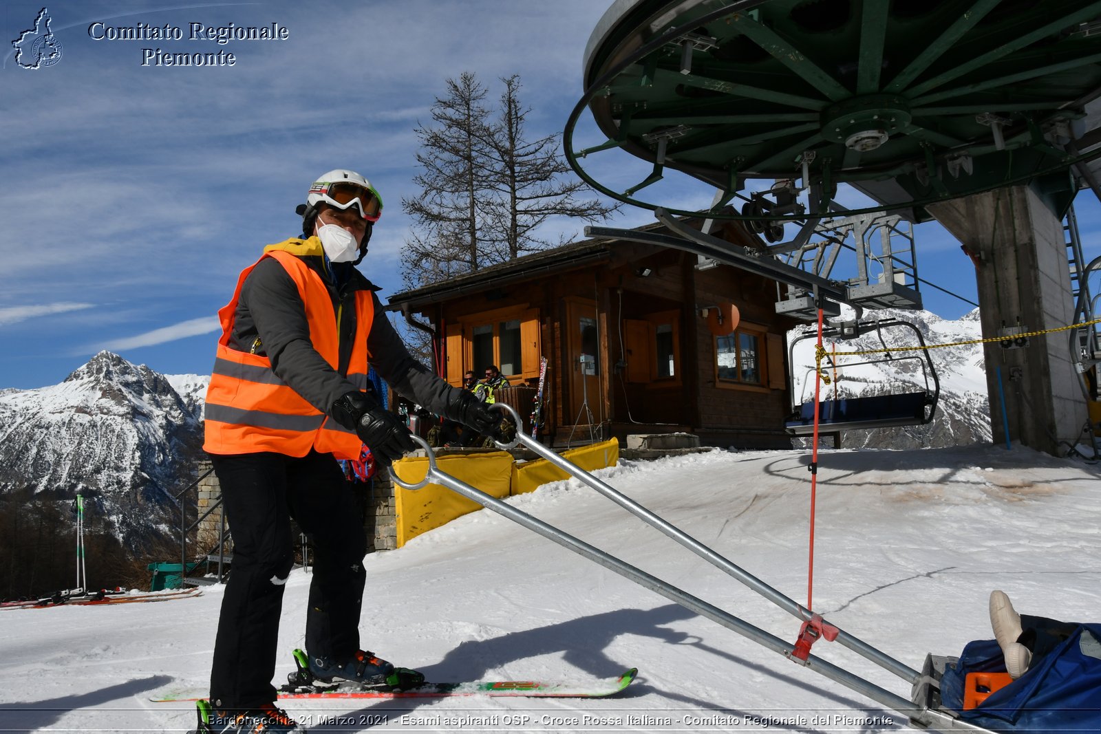 Bardonecchia 21 Marzo 2021 - Esami aspiranti OSP - Croce Rossa Italiana - Comitato Regionale del Piemonte