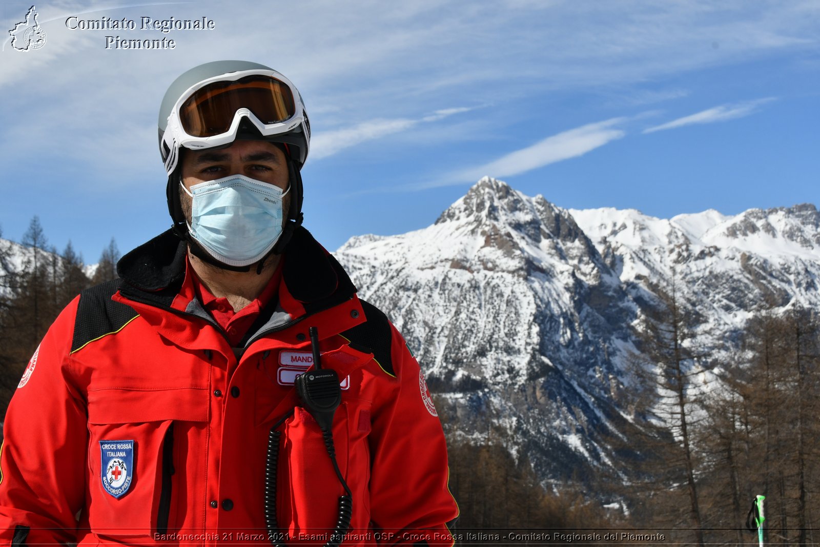 Bardonecchia 21 Marzo 2021 - Esami aspiranti OSP - Croce Rossa Italiana - Comitato Regionale del Piemonte