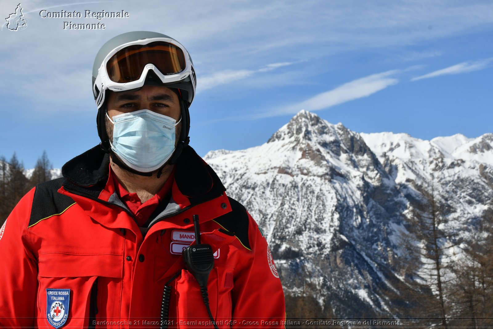 Bardonecchia 21 Marzo 2021 - Esami aspiranti OSP - Croce Rossa Italiana - Comitato Regionale del Piemonte