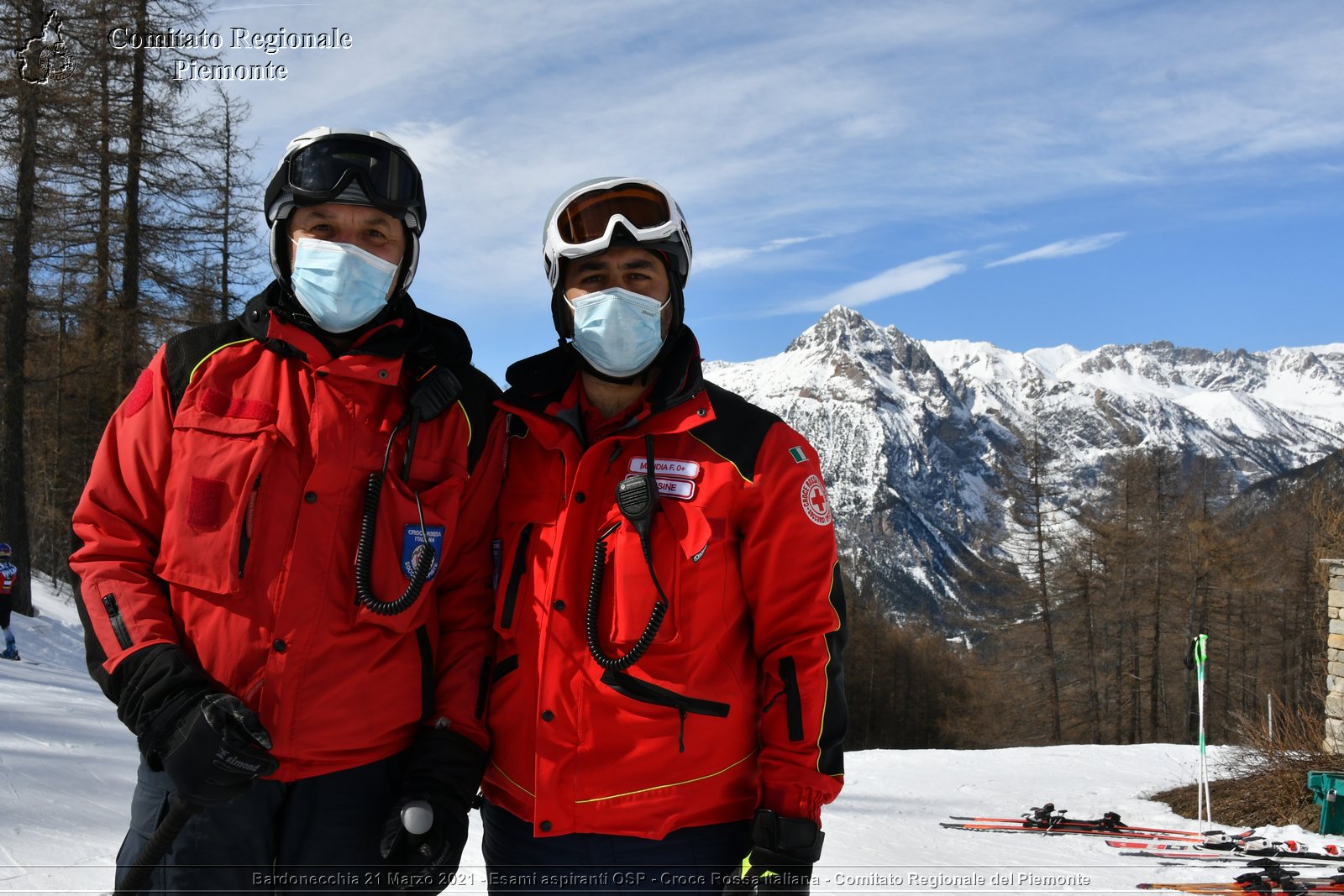 Bardonecchia 21 Marzo 2021 - Esami aspiranti OSP - Croce Rossa Italiana - Comitato Regionale del Piemonte