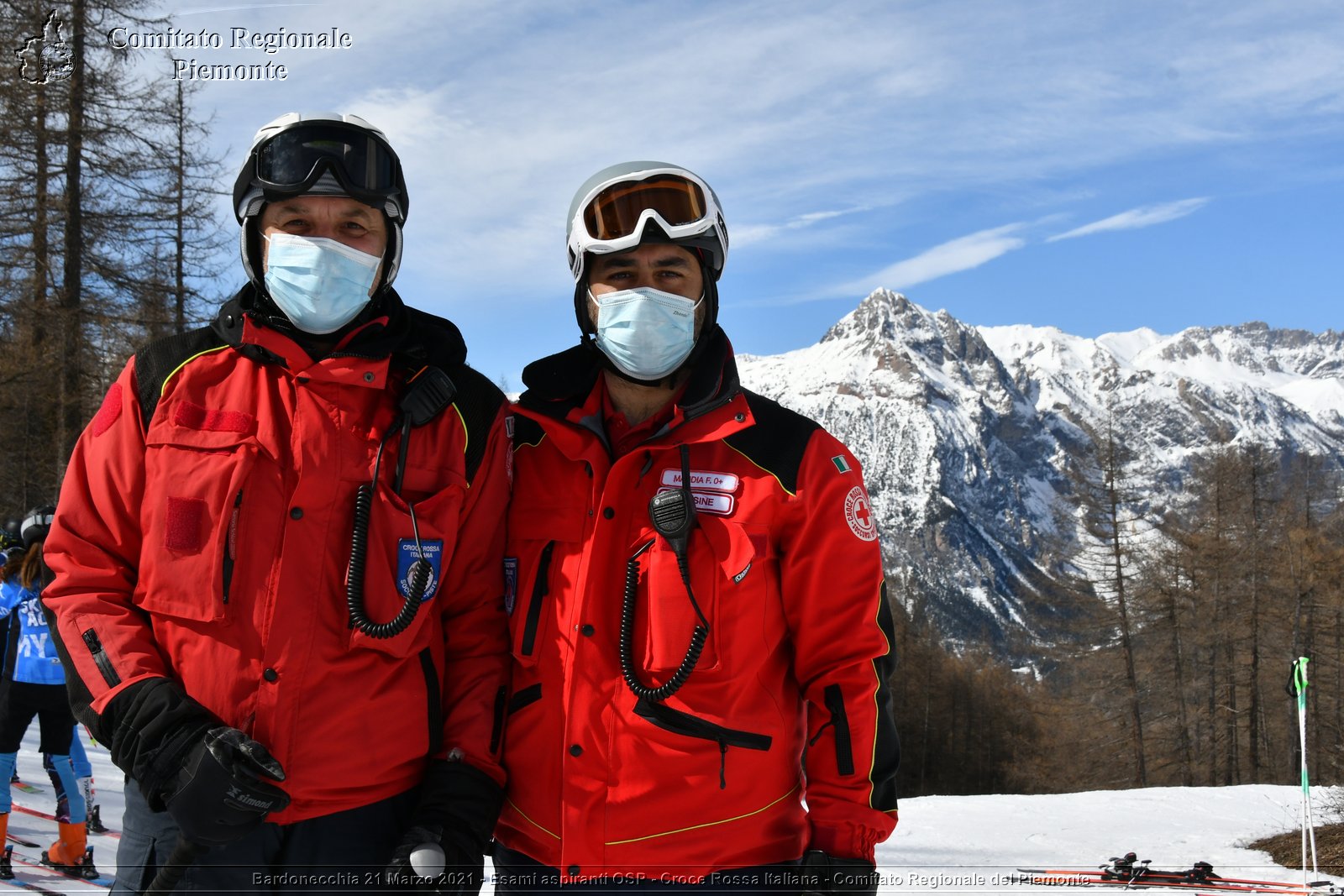 Bardonecchia 21 Marzo 2021 - Esami aspiranti OSP - Croce Rossa Italiana - Comitato Regionale del Piemonte