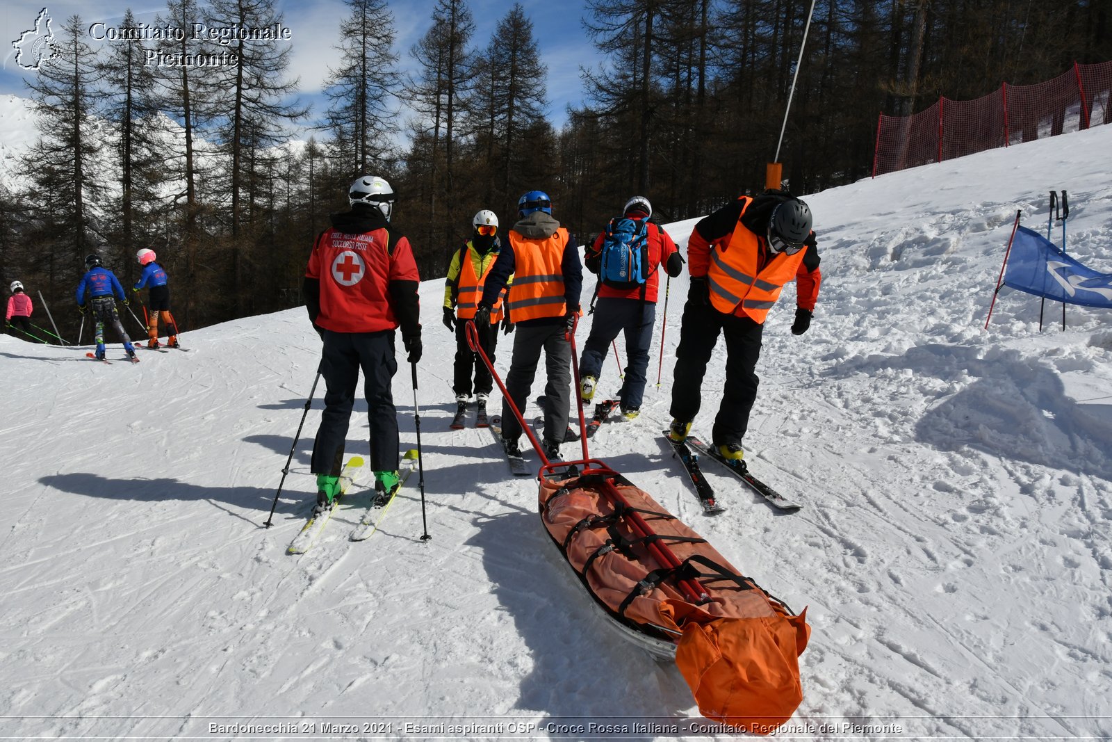 Bardonecchia 21 Marzo 2021 - Esami aspiranti OSP - Croce Rossa Italiana - Comitato Regionale del Piemonte