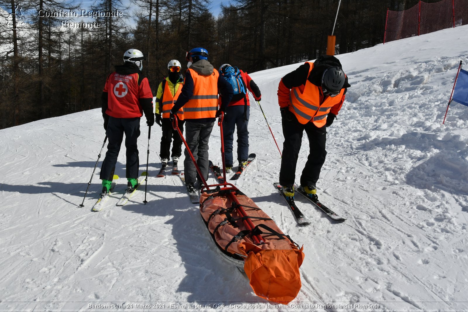 Bardonecchia 21 Marzo 2021 - Esami aspiranti OSP - Croce Rossa Italiana - Comitato Regionale del Piemonte