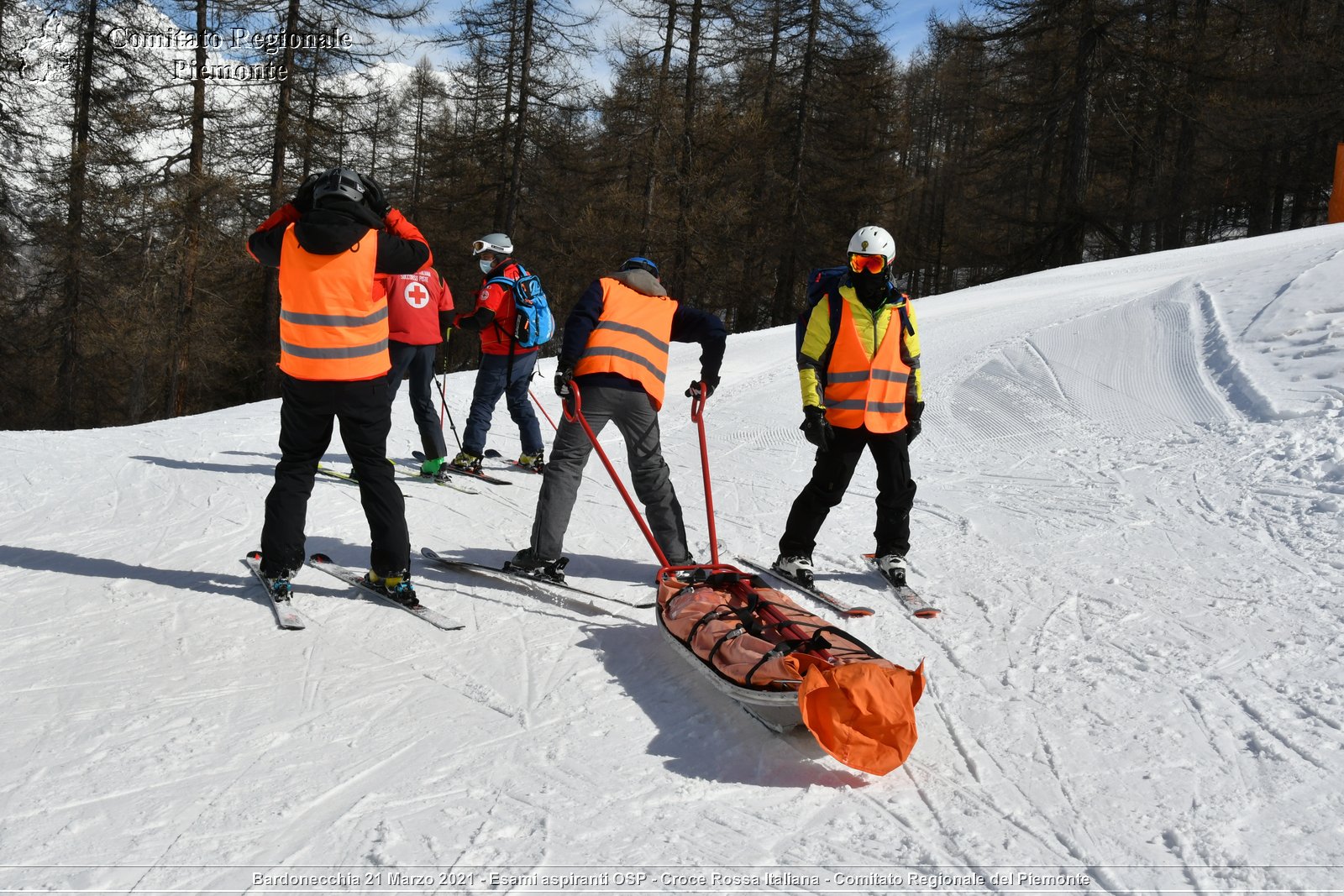 Bardonecchia 21 Marzo 2021 - Esami aspiranti OSP - Croce Rossa Italiana - Comitato Regionale del Piemonte