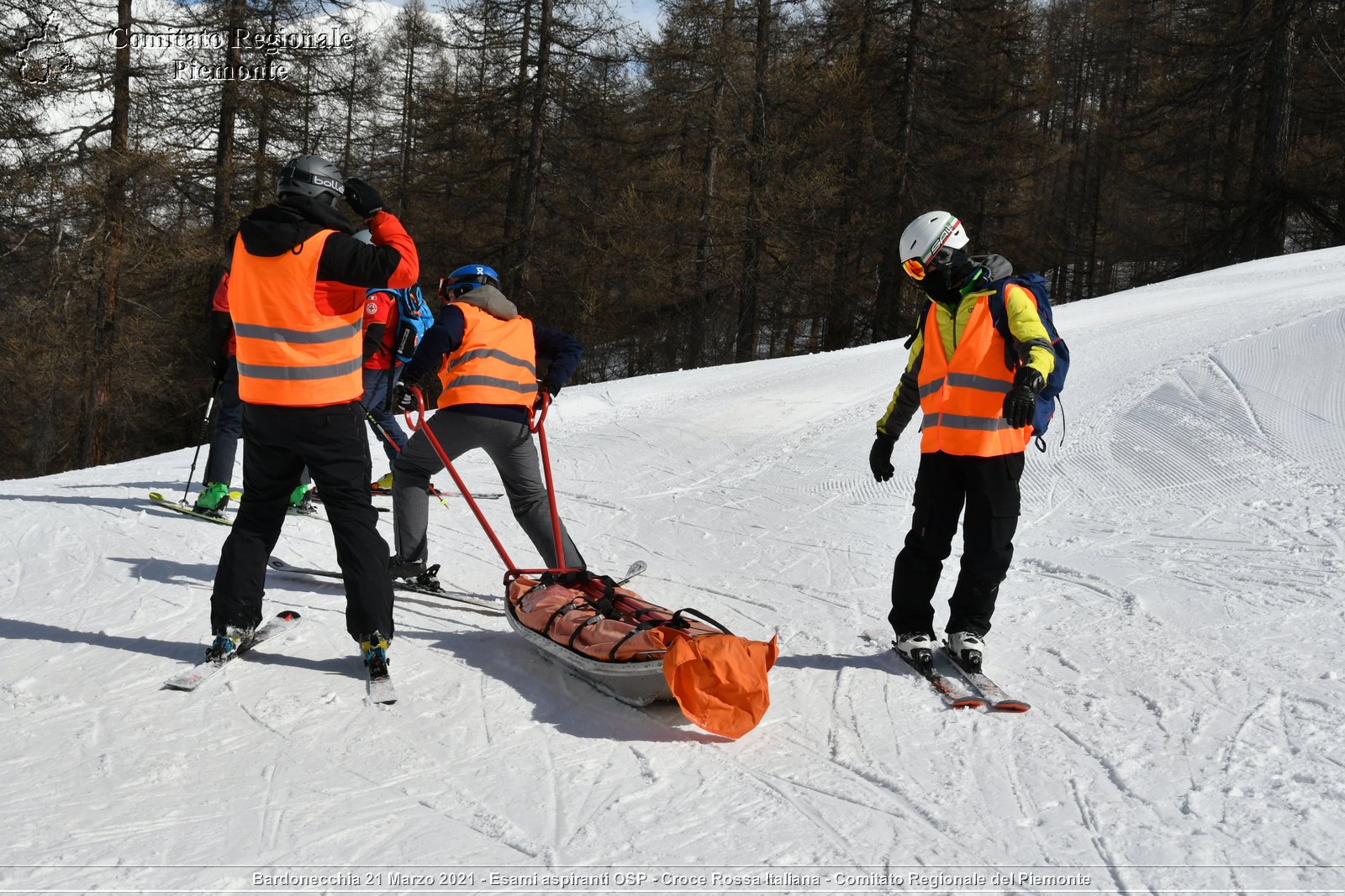 Bardonecchia 21 Marzo 2021 - Esami aspiranti OSP - Croce Rossa Italiana - Comitato Regionale del Piemonte