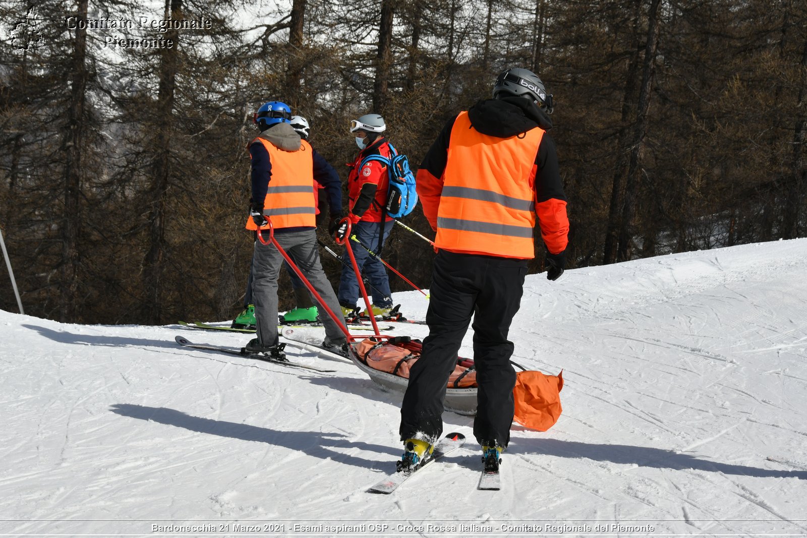 Bardonecchia 21 Marzo 2021 - Esami aspiranti OSP - Croce Rossa Italiana - Comitato Regionale del Piemonte