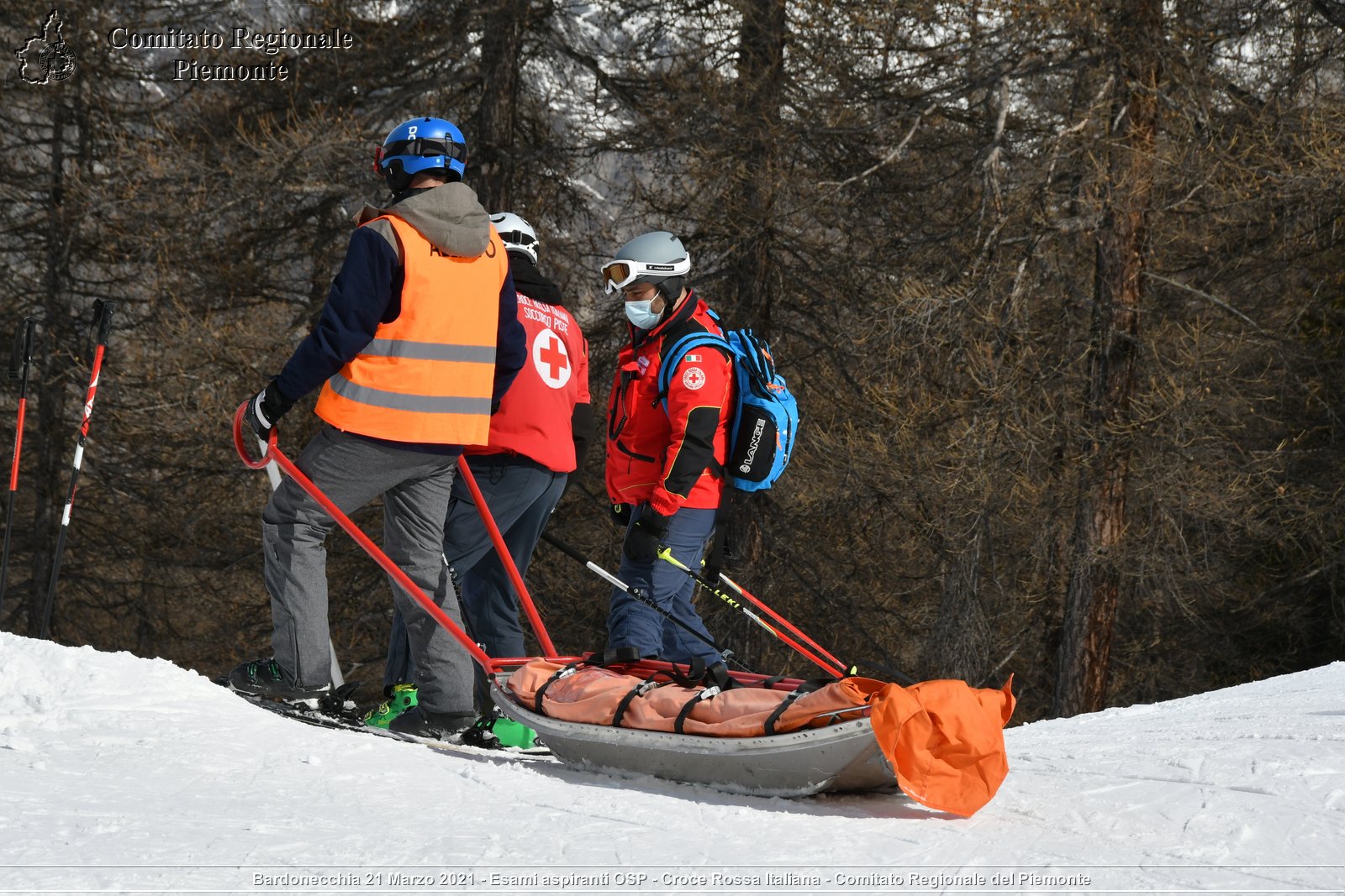 Bardonecchia 21 Marzo 2021 - Esami aspiranti OSP - Croce Rossa Italiana - Comitato Regionale del Piemonte