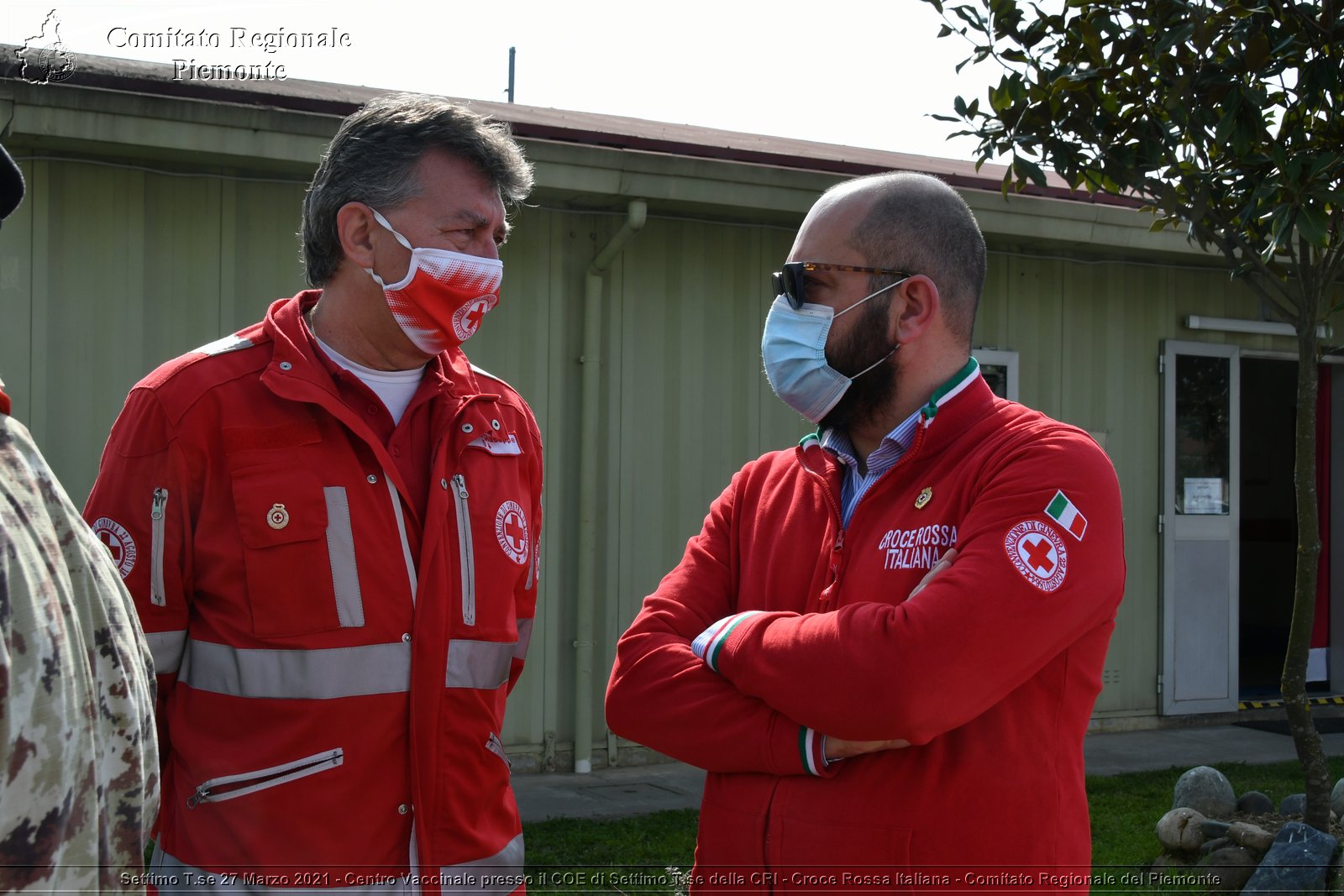 Settimo T.se 27 Marzo 2021 - Centro Vaccinale presso il COE di Settimo T.se della CRI - Croce Rossa Italiana - Comitato Regionale del Piemonte