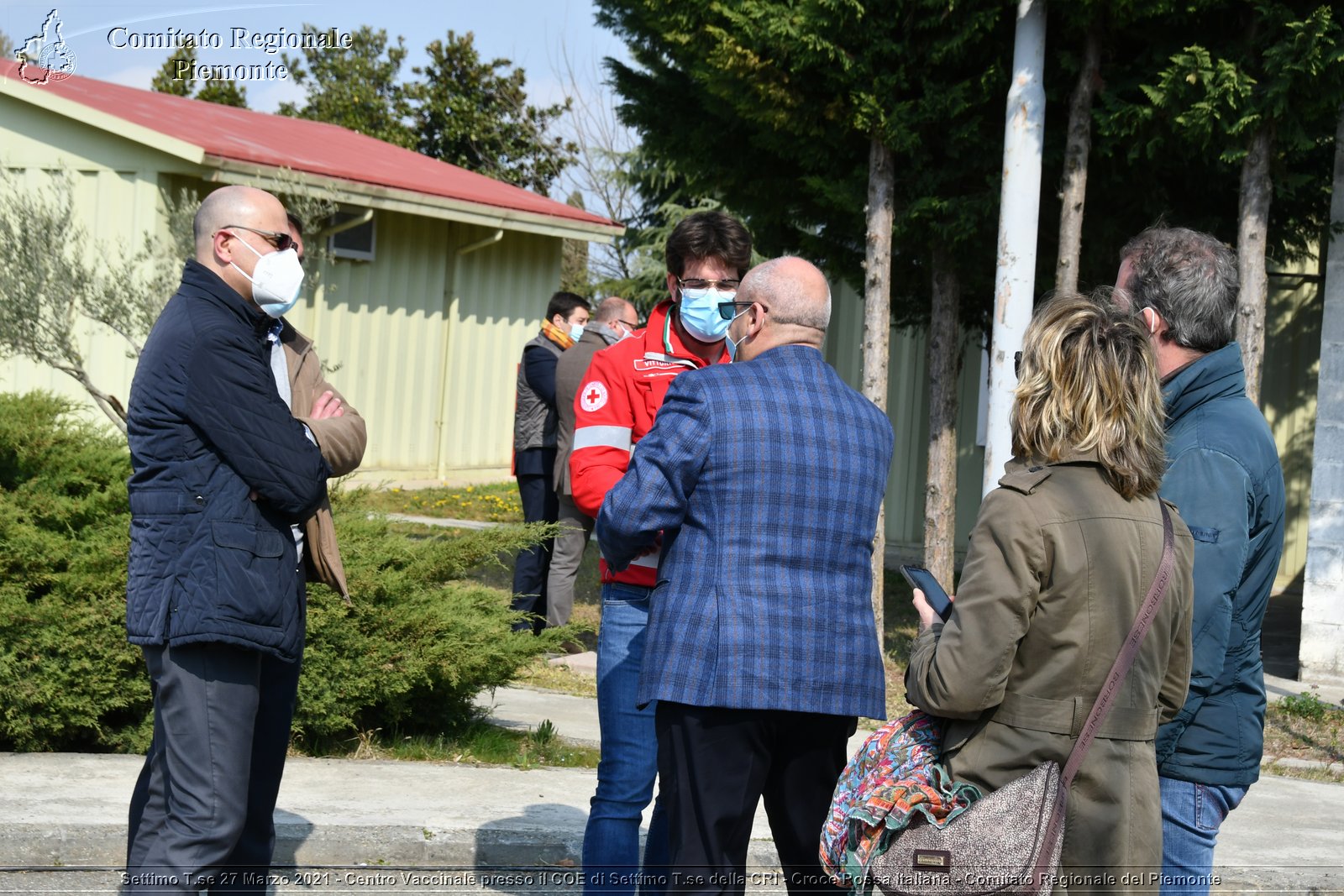 Settimo T.se 27 Marzo 2021 - Centro Vaccinale presso il COE di Settimo T.se della CRI - Croce Rossa Italiana - Comitato Regionale del Piemonte