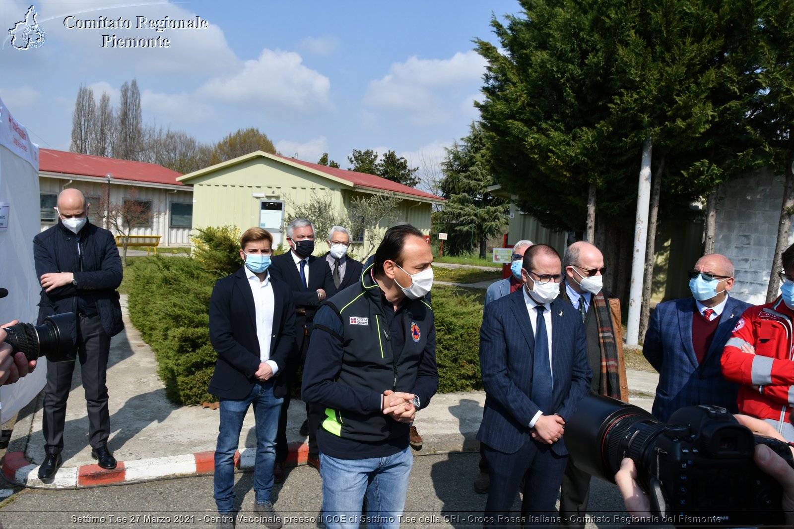 Settimo T.se 27 Marzo 2021 - Centro Vaccinale presso il COE di Settimo T.se della CRI - Croce Rossa Italiana - Comitato Regionale del Piemonte