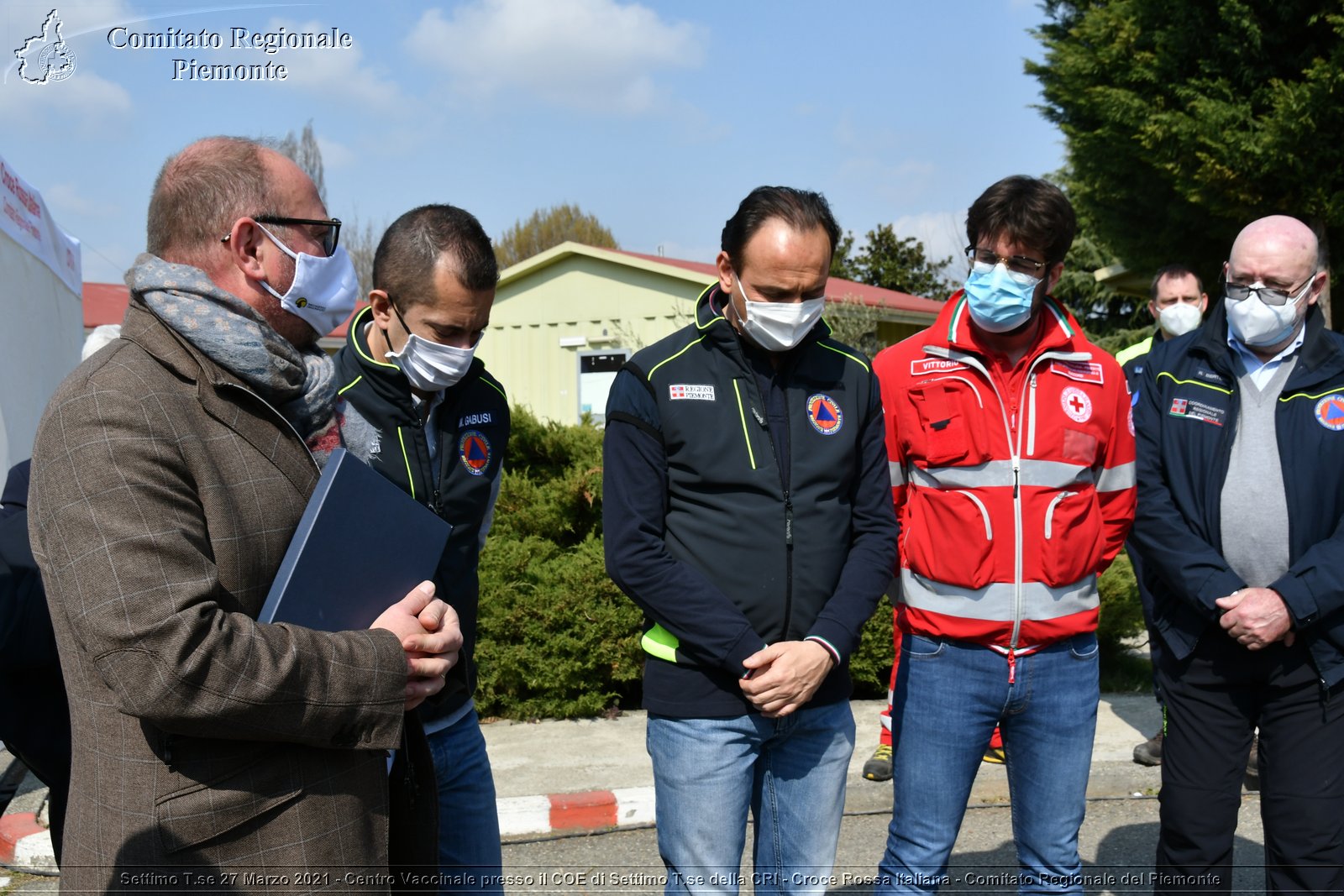 Settimo T.se 27 Marzo 2021 - Centro Vaccinale presso il COE di Settimo T.se della CRI - Croce Rossa Italiana - Comitato Regionale del Piemonte